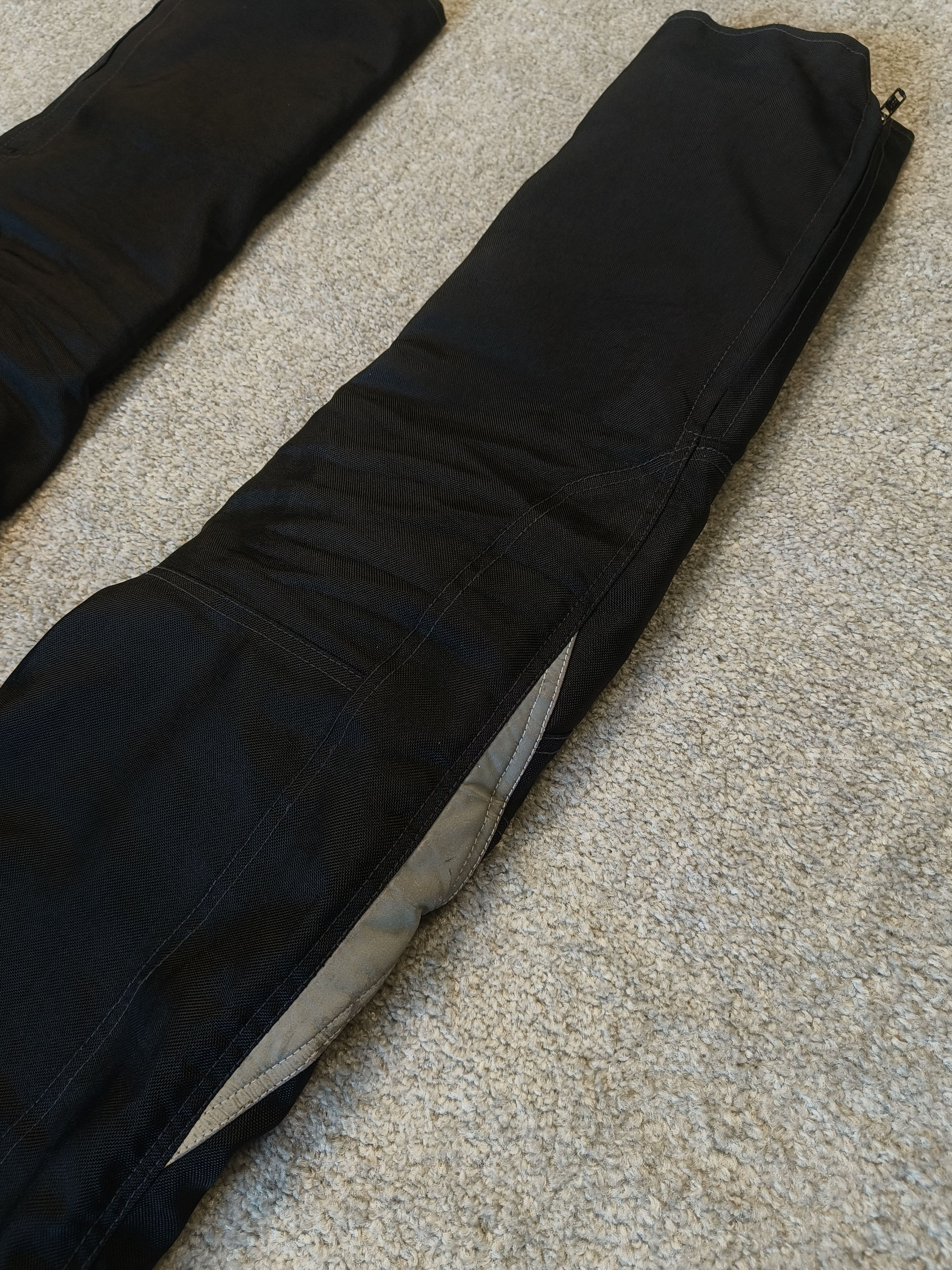 Vintage Held Motorcycle Pants Heavy-duty black textile riding pants Size US 31 - 7 Thumbnail