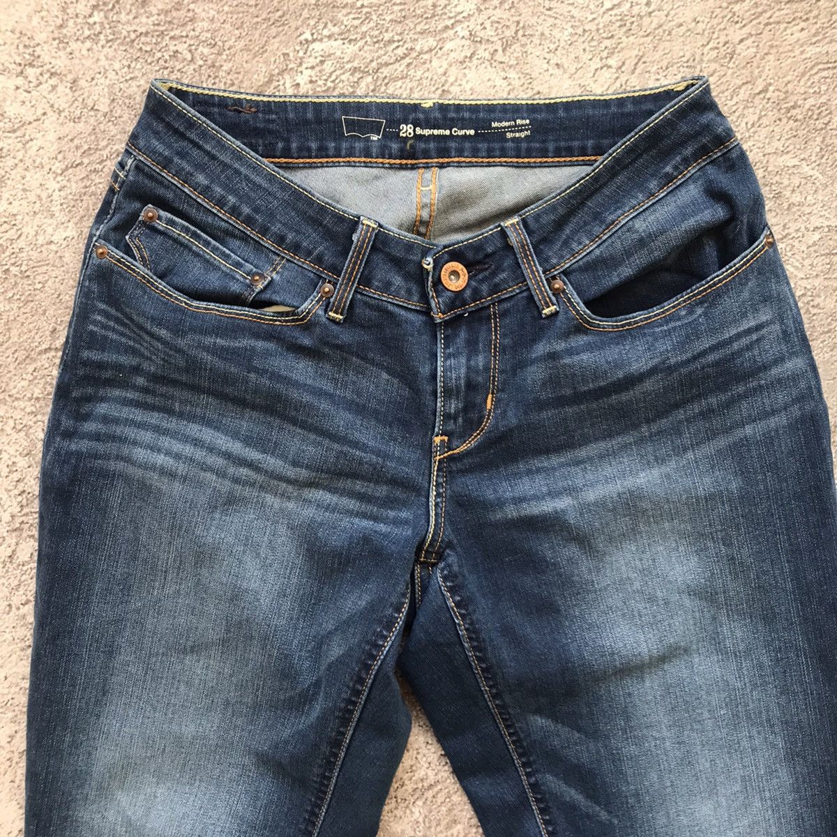 Vintage Vintage 90s Levis Baggy Distressed Jeans Grunge Y2K Logo 28 Size 28" / US 6 / IT 42 - 3 Thumbnail