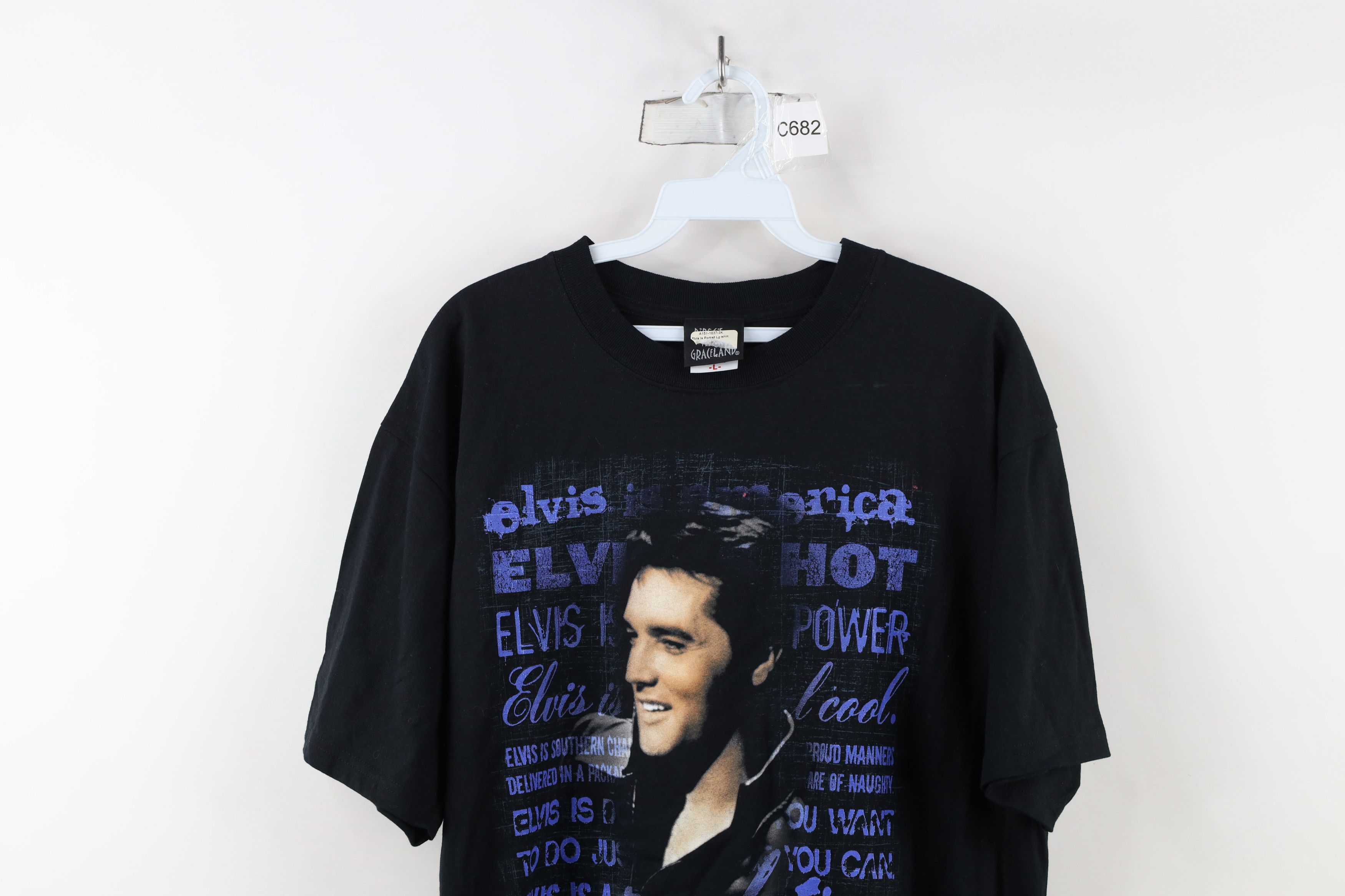 Vintage Deadstock Vintage Y2K 2005 Graceland Band T-Shirt Black Size US L / EU 52-54 / 3 - 2 Thumbnail