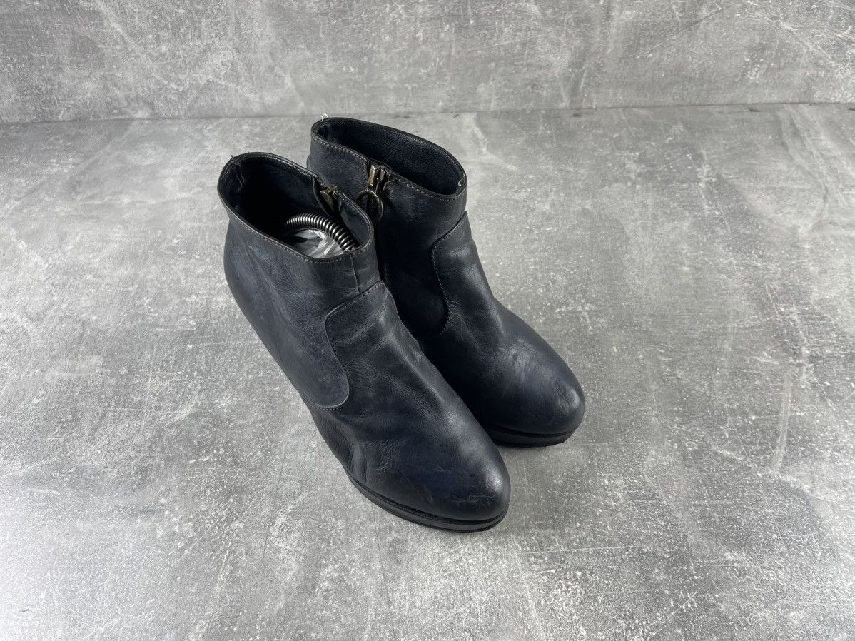 Fiorentini + Baker Fiorentini + Baker Platform Leather Ankle Boots Black Size US 7 / IT 37 - 3 Thumbnail
