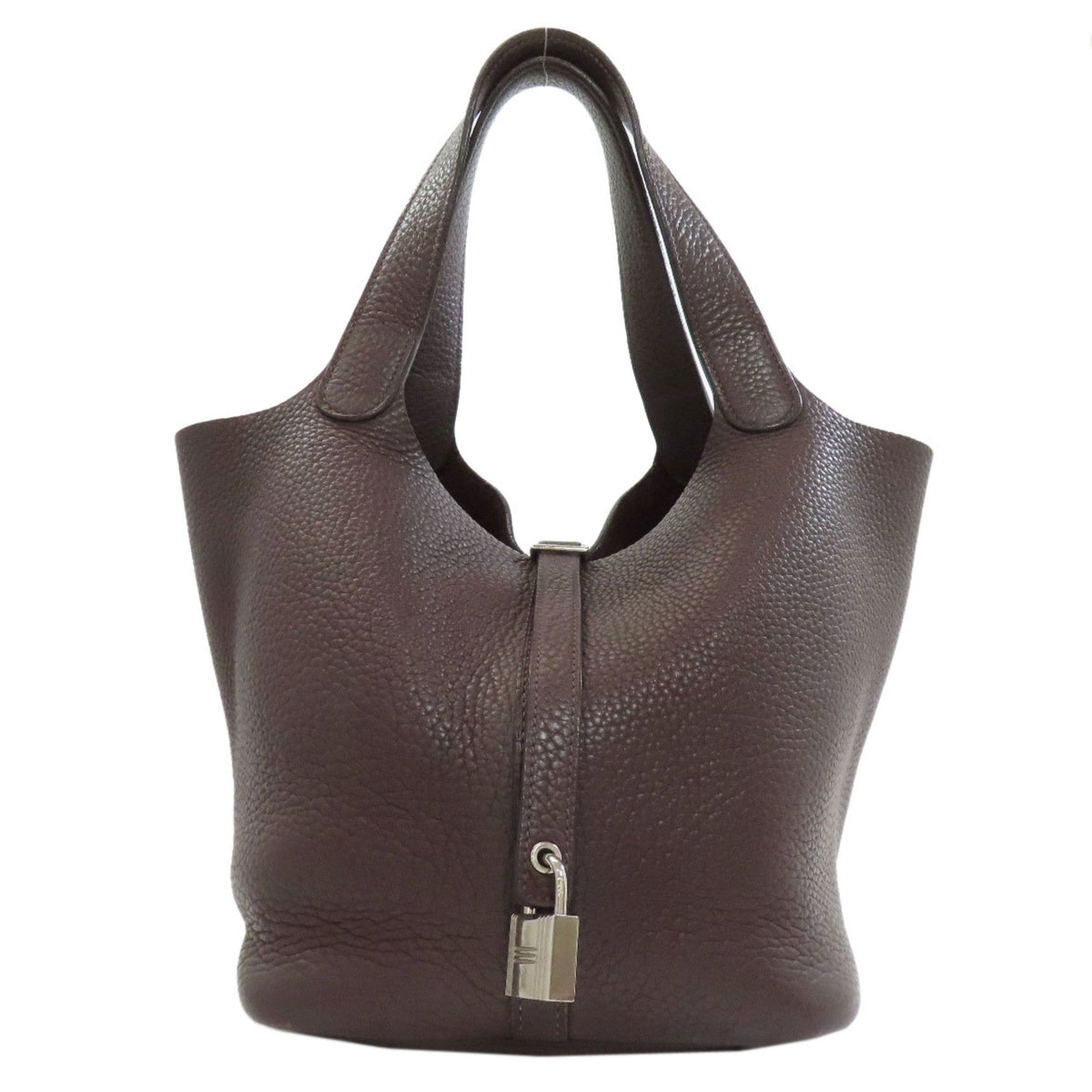 Hermes Hermes Picotin Lock MM Silver Hardware Handbag, Taurillon Leather, Women's HERMES Size ONE SIZE - 1 Thumbnail