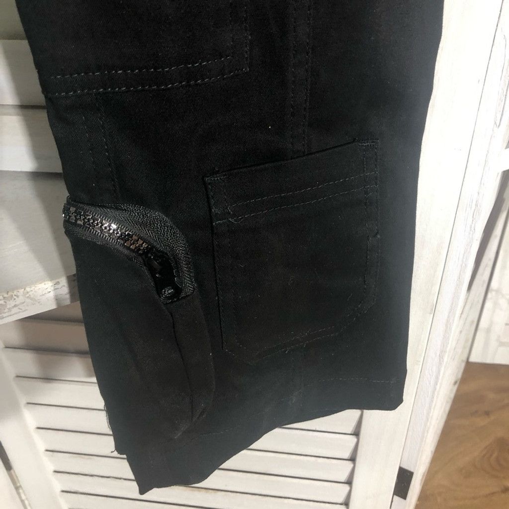 Hot Topic NWT Hot Topic black pants goth zipper cargo cotton Sz 32 X34 Size US 32 / EU 48 - 9 Thumbnail