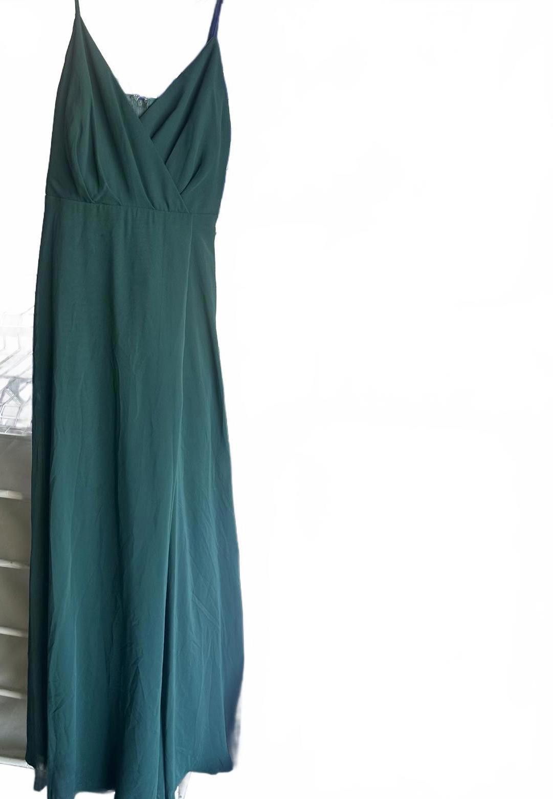 Designer Birdy Grey Women's Maxi Dress - Elegant Green, Extra Small Size XS / US 0-2 / IT 36-38 - 1 Thumbnail