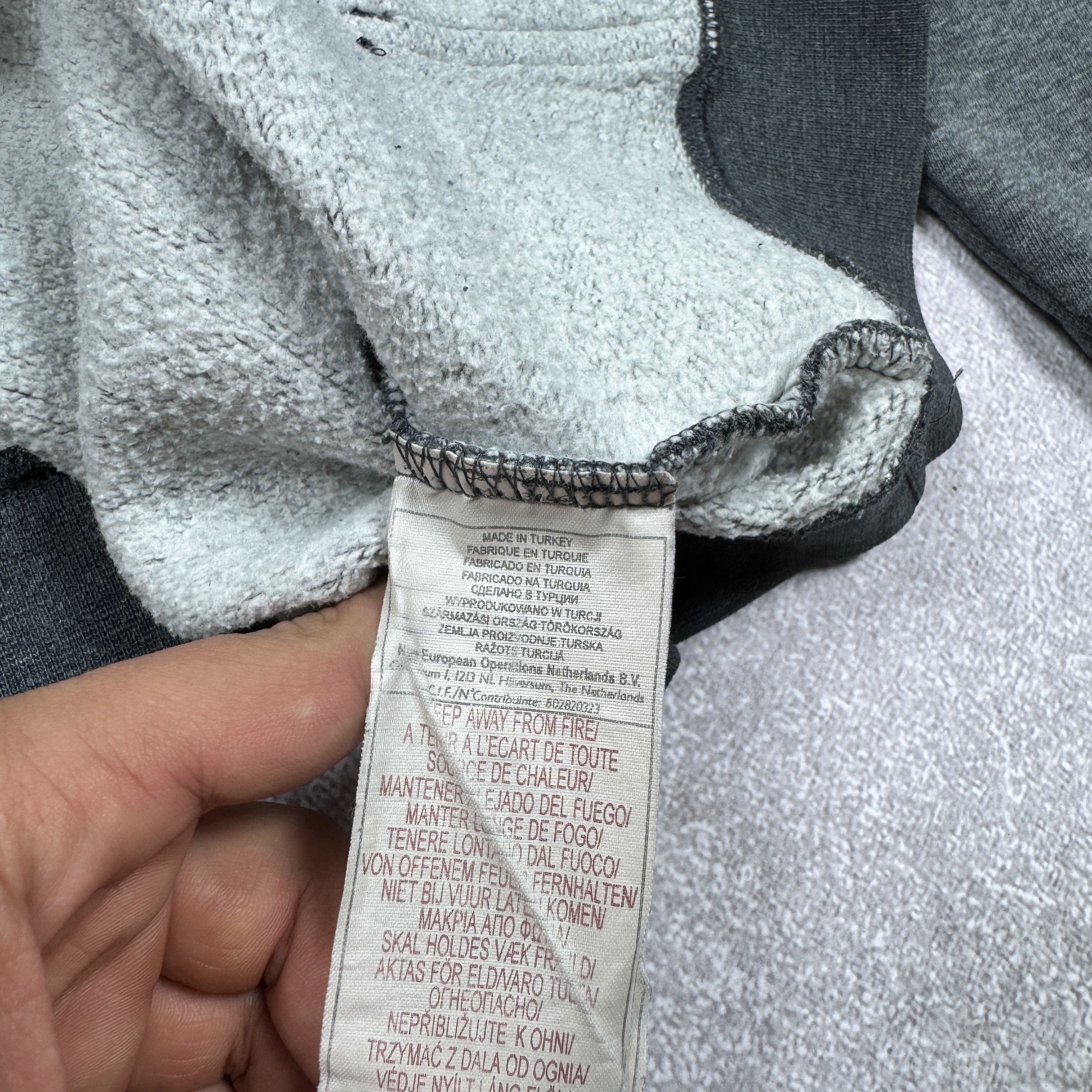 Nike Nike Vintage Grey Oversize Hoodie Logo Size S-M Size M / US 6-8 / IT 42-44 - 7 Thumbnail
