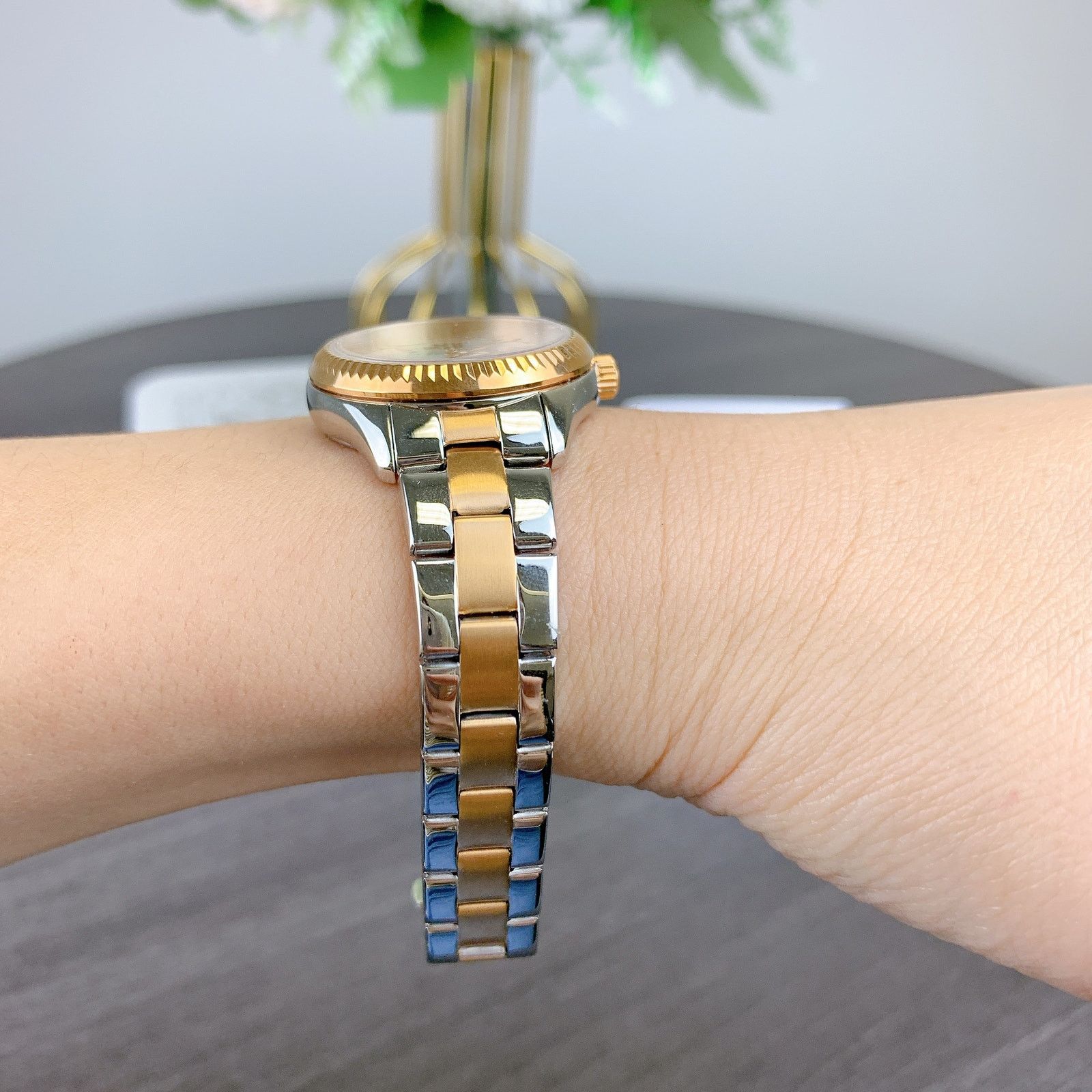 Fossil Fossil BQ3928 Rye Three-Hand Date Two-Tone Stainless Watch Size ONE SIZE - 3 Thumbnail