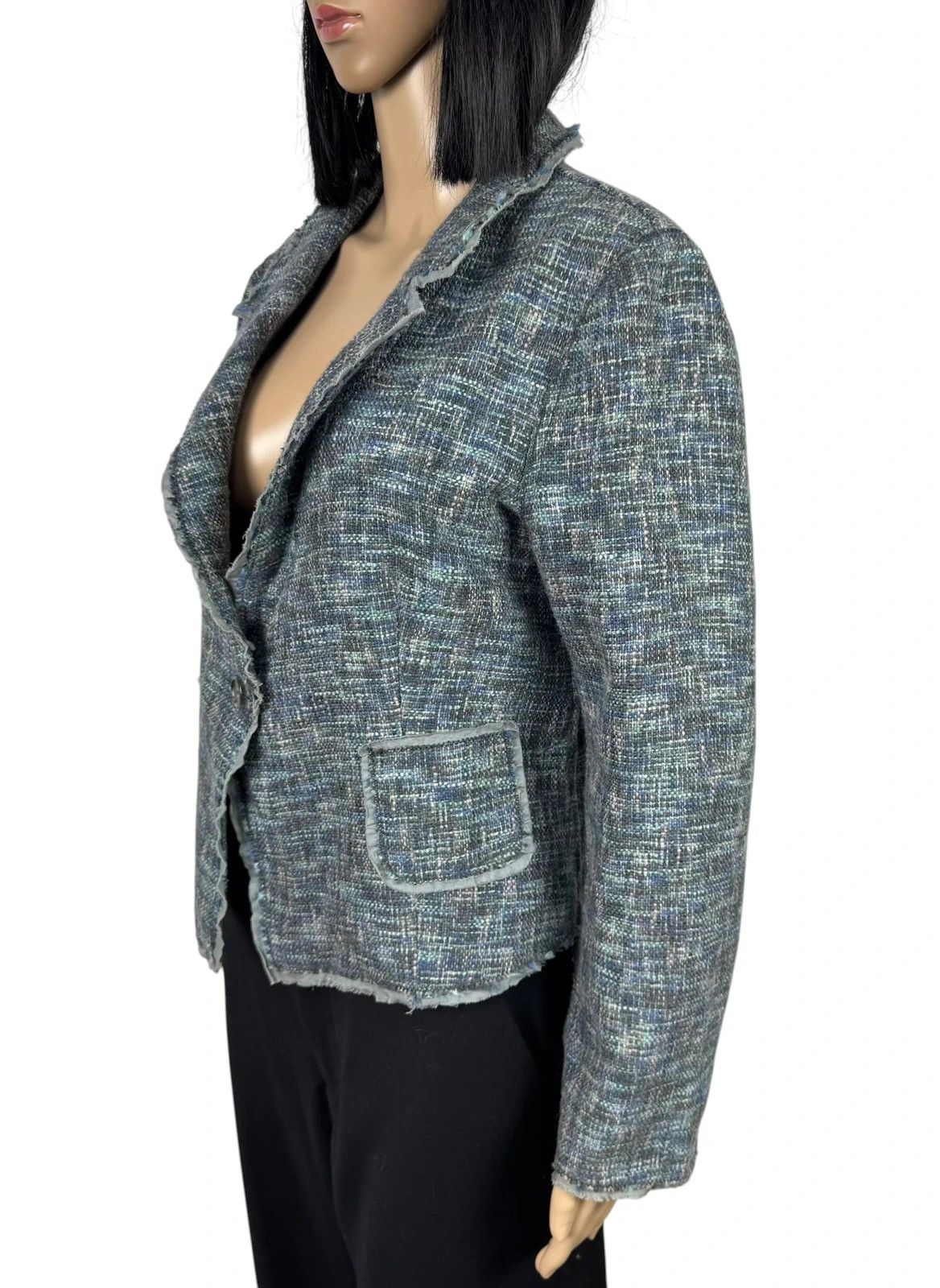 RED Valentino RED Valentino Tweed Blazer Wool Cotton size 48 US10 Size XL / US 12-14 / IT 48-50 - 4 Thumbnail