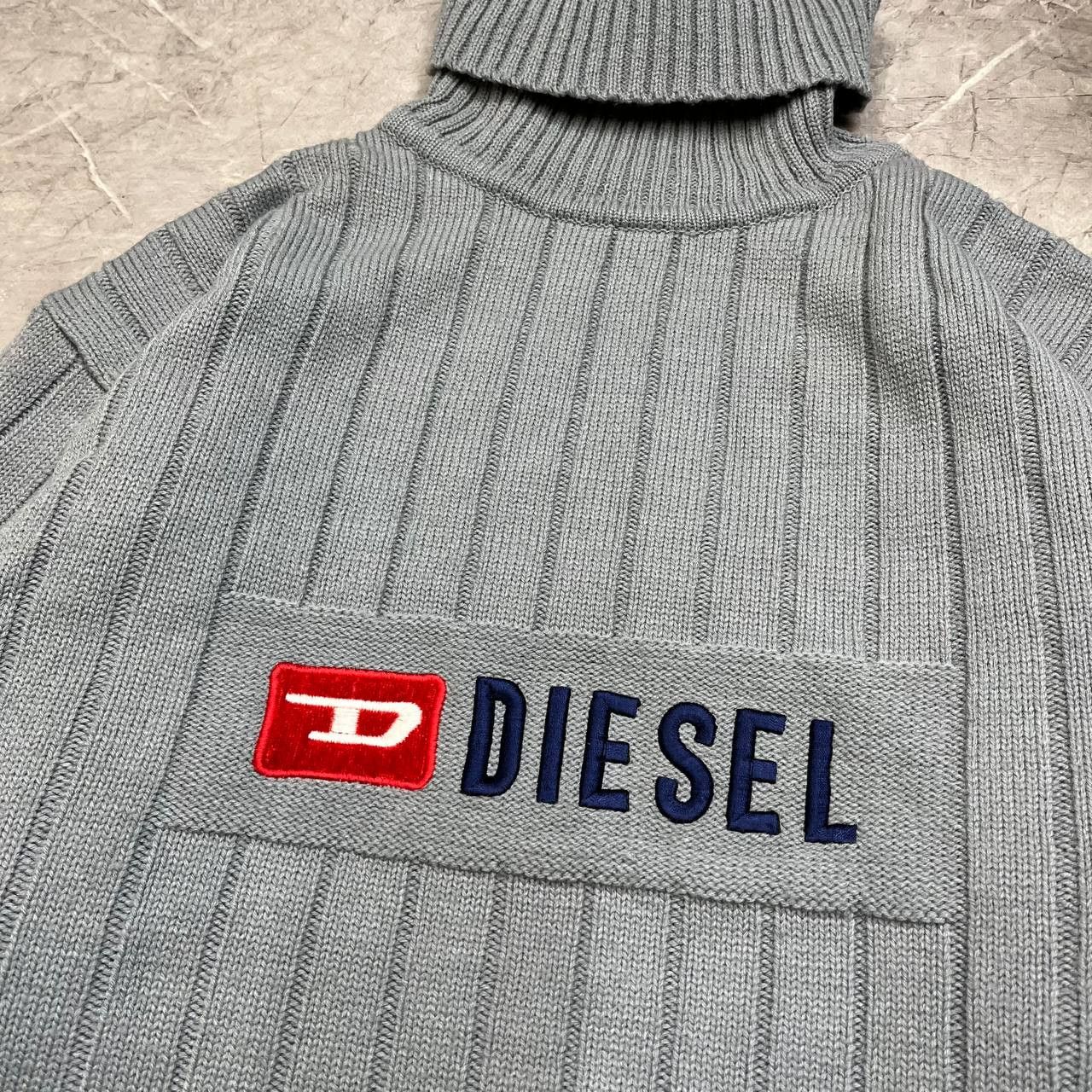 Diesel Diesel Big Logo Sweater Sweatshirt Knitwear Knitting Vintage Size US XL / EU 56 / 4 - 11 Thumbnail