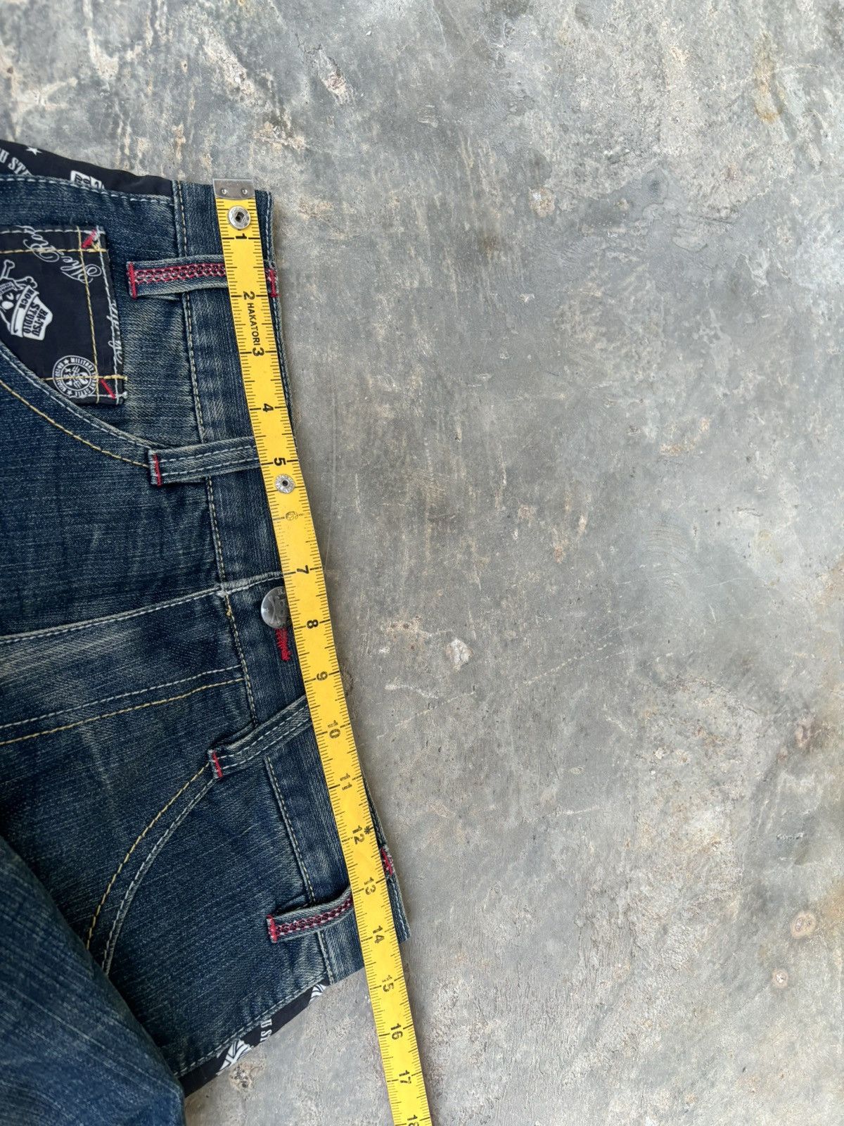 Hysteric Glamour Ba-tsu Studio Ifsixwasnine Punk Style Jeans Size US 29 - 10 Thumbnail