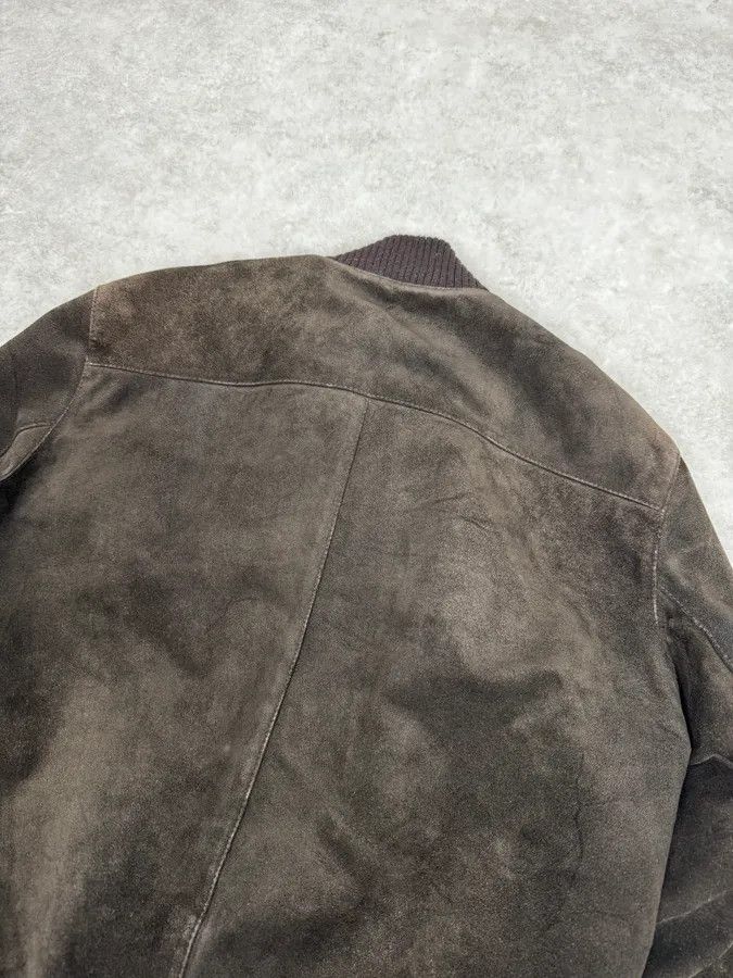 Vintage 2000s Massimo Rebechi Brown Suede Leather Jacket Size US M / EU 48-50 / 2 - 6 Thumbnail