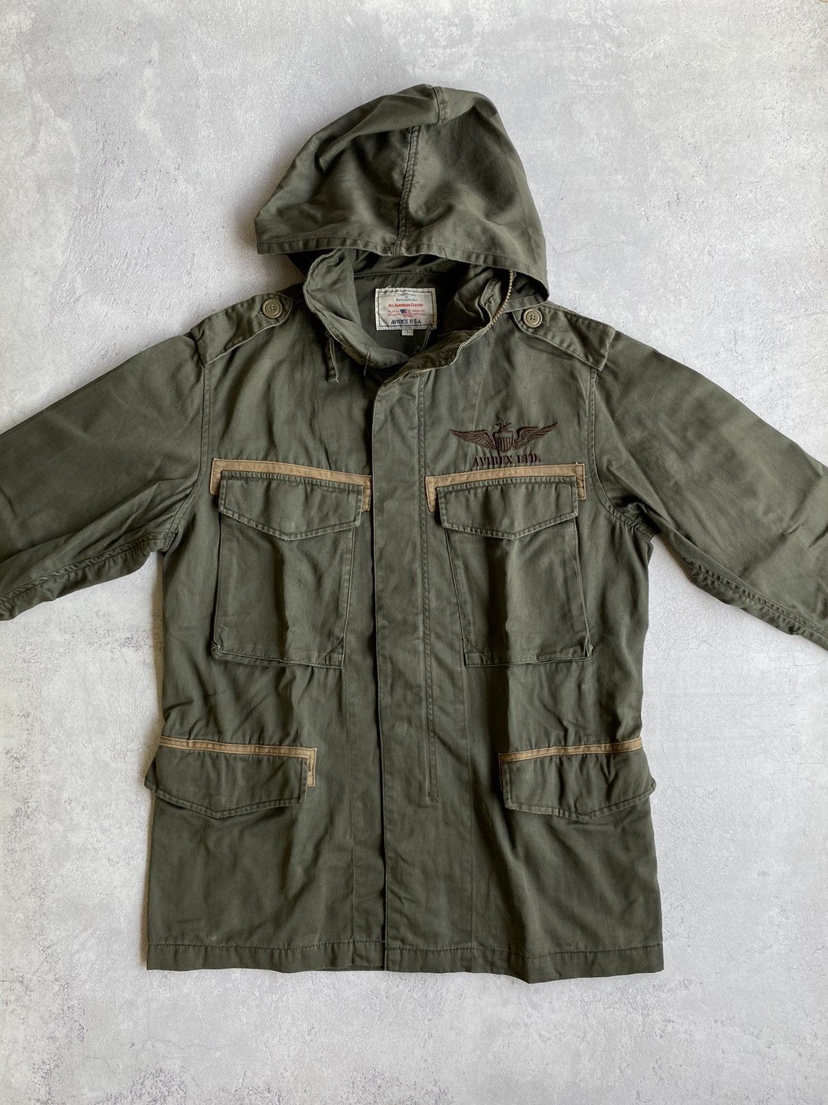 Vintage Avirex Miltary Jacket Menswear