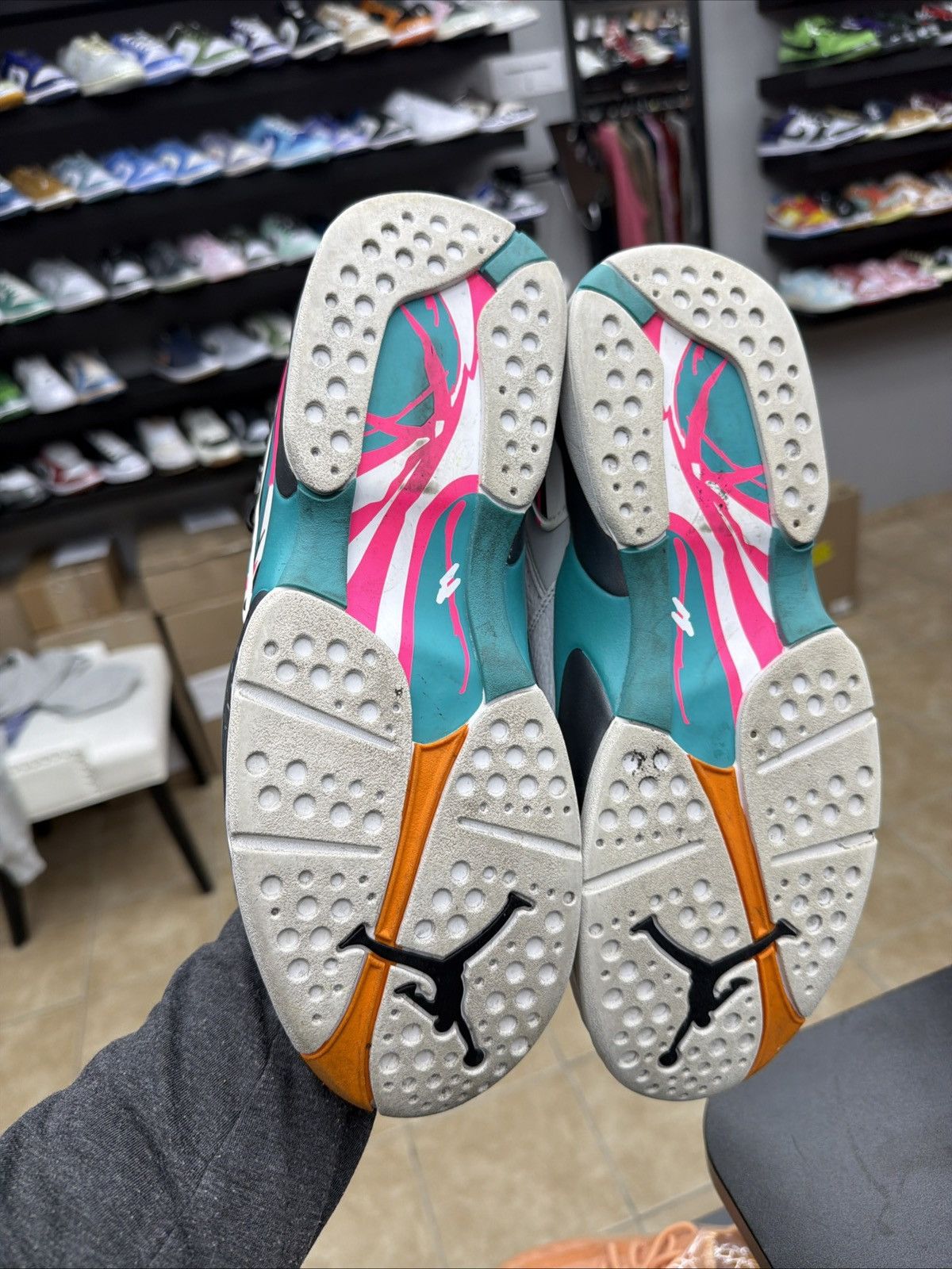 Jordan Brand Nike Air Jordan 8 Retro South Beach OG VIII 305381–113 Size US 9.5 / EU 42-43 - 12 Thumbnail