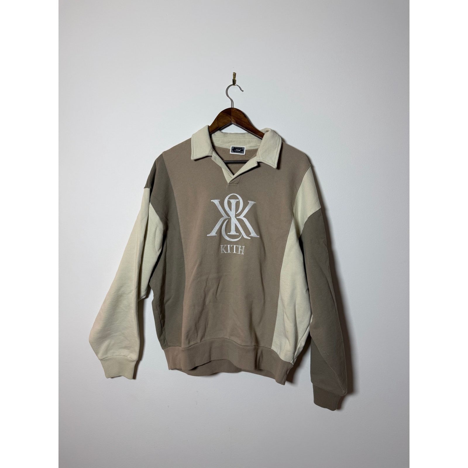 Kith Kith Nelson malt color block collared pullover Size US M / EU 48-50 / 2 - 1 Thumbnail