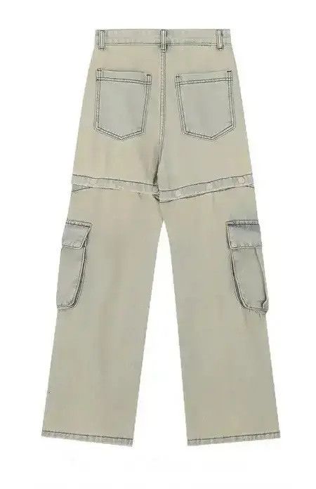 Other Retro Buttons Detachable Wide Cargo Jeans Size US 32 / EU 48 - 4 Thumbnail