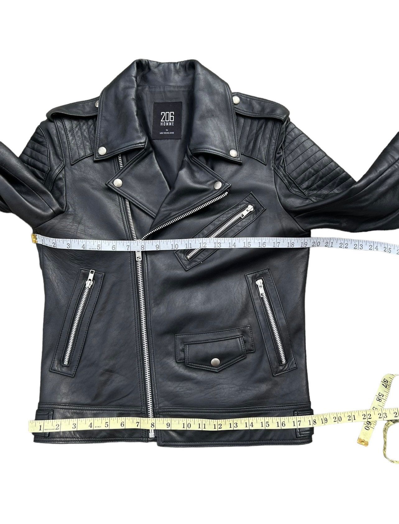 Leather 206 Homme Lee Young June Double Collar Sheep Skin Jacket Size US M / EU 48-50 / 2 - 4 Thumbnail