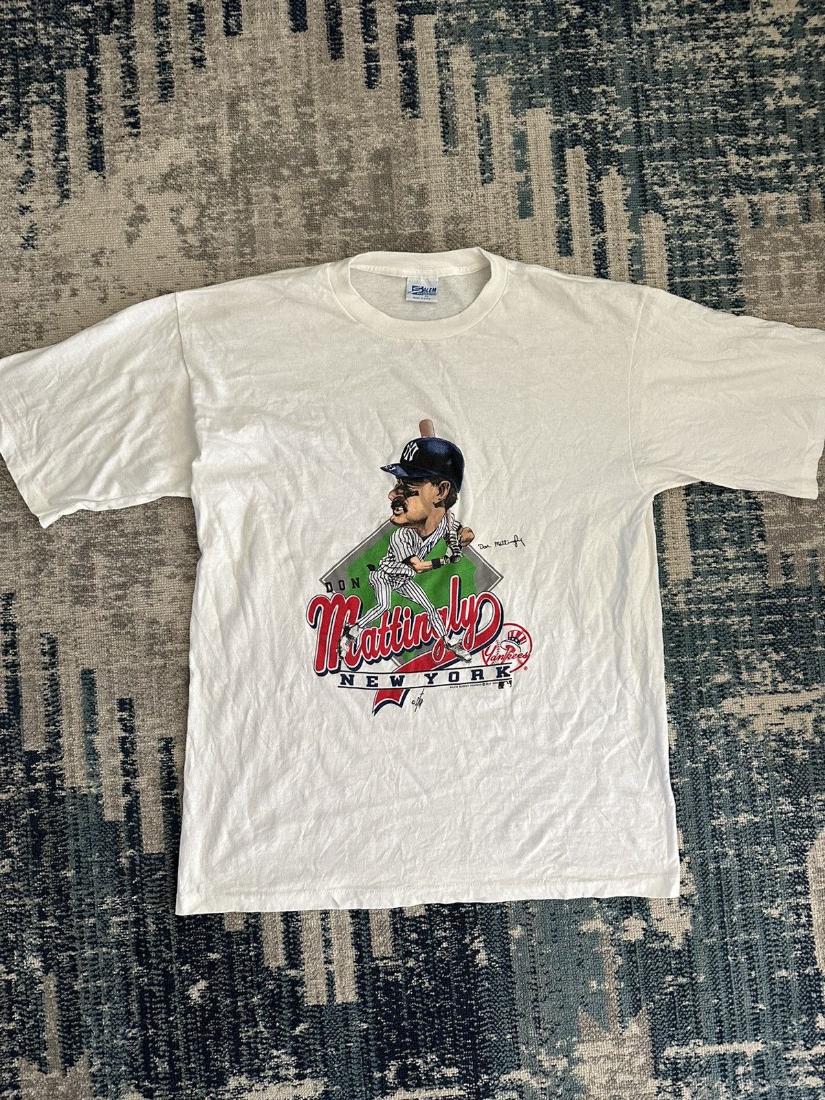 Salem Sportswear Vintage New York Yankees shirt Size US XL / EU 56 / 4 - 2 Thumbnail