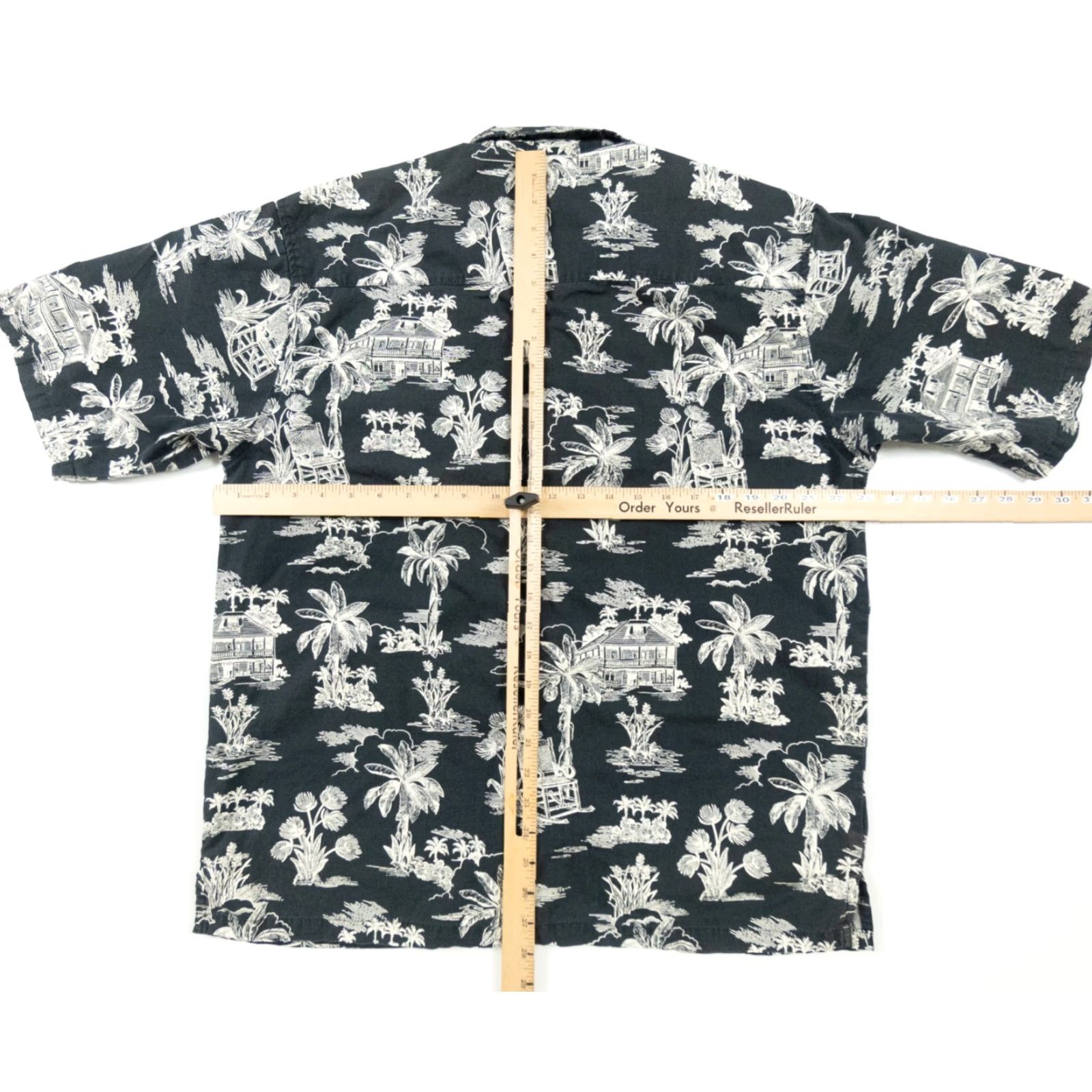 Ocean Pacific Ocean Pacific Shirt Men’s Medium Black Short Sleeve Button-Front Hawaiian Camp Style Size US M / EU 48-50 / 2 - 6 Thumbnail