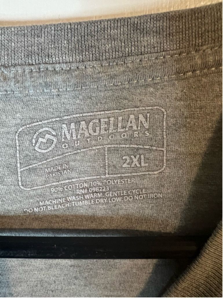 Other Men's Magellan Outdoors Gray T-Shirt Size 2XL Size US XXL / EU 58 / 5 - 3 Thumbnail