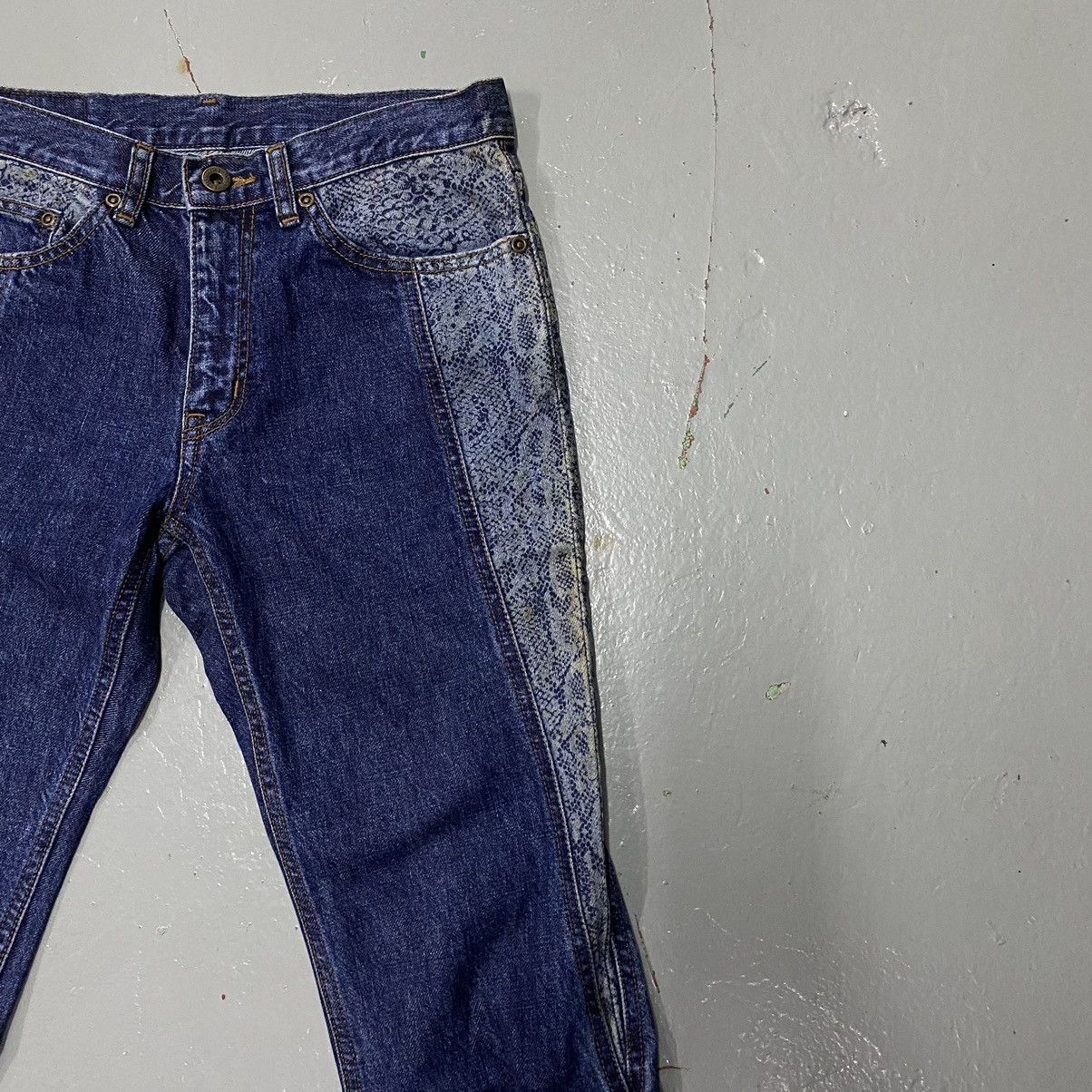 Hysteric Glamour × Vintage Vintage Hysteric Glamour Snake Jeans Archive Vtg Size US 29 - 3 Thumbnail