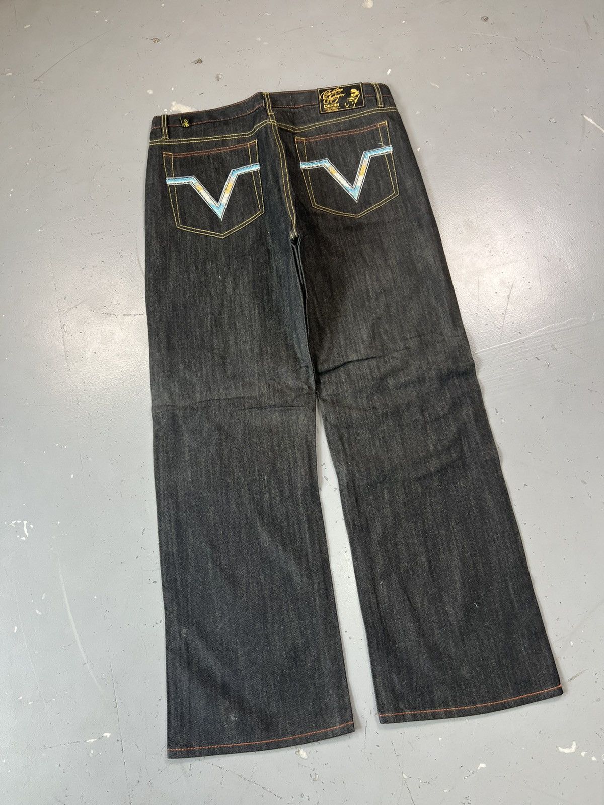 Christian Audigier Vintage super rare edhardy by Christian Audigher denim - 39 Size US 39 - 10 Thumbnail