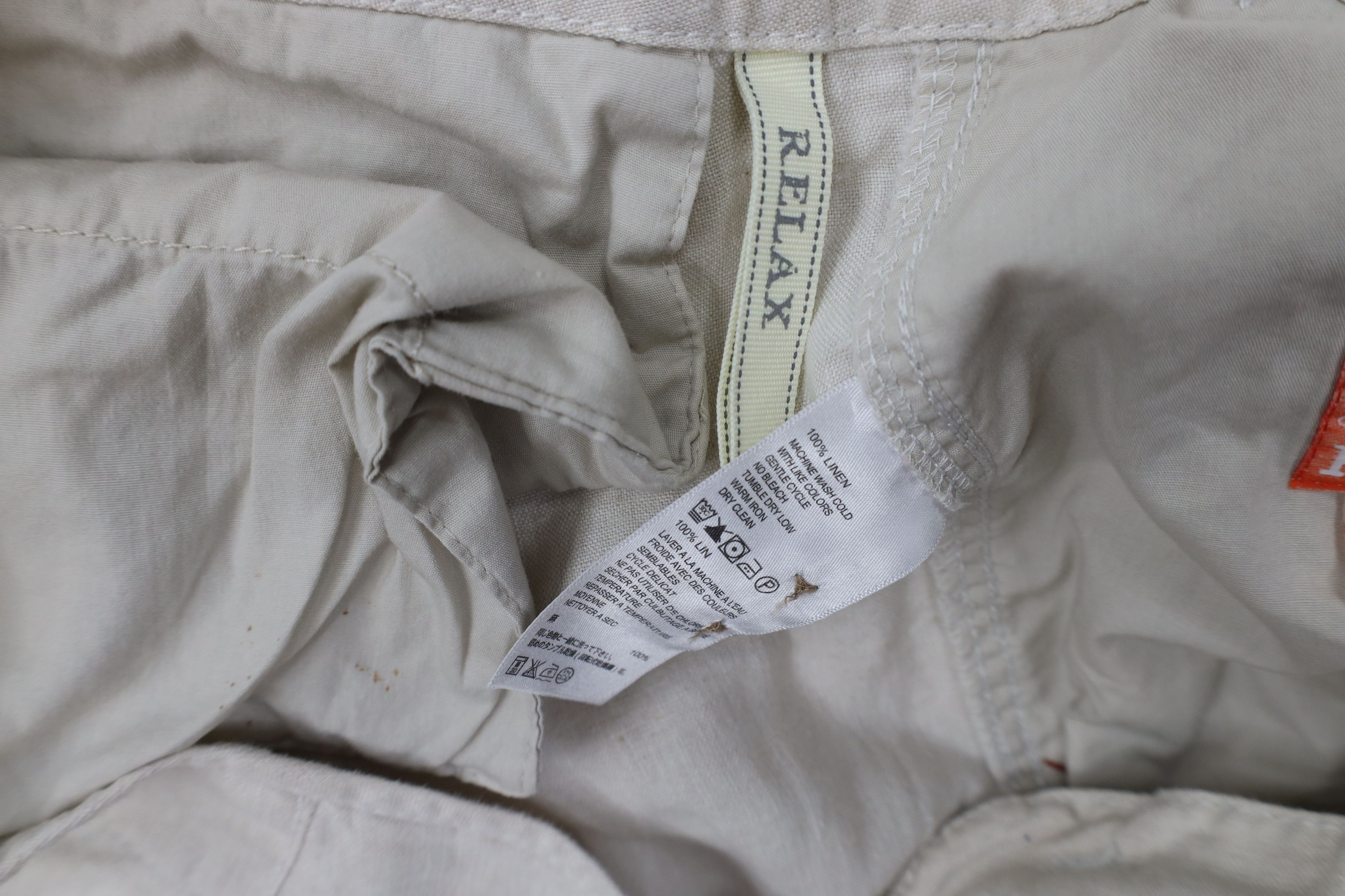 Tommy Bahama Vintage Tommy Bahama Linen Wide Leg Beach Harem Pants Beige Size US 38 / EU 54 - 8 Thumbnail