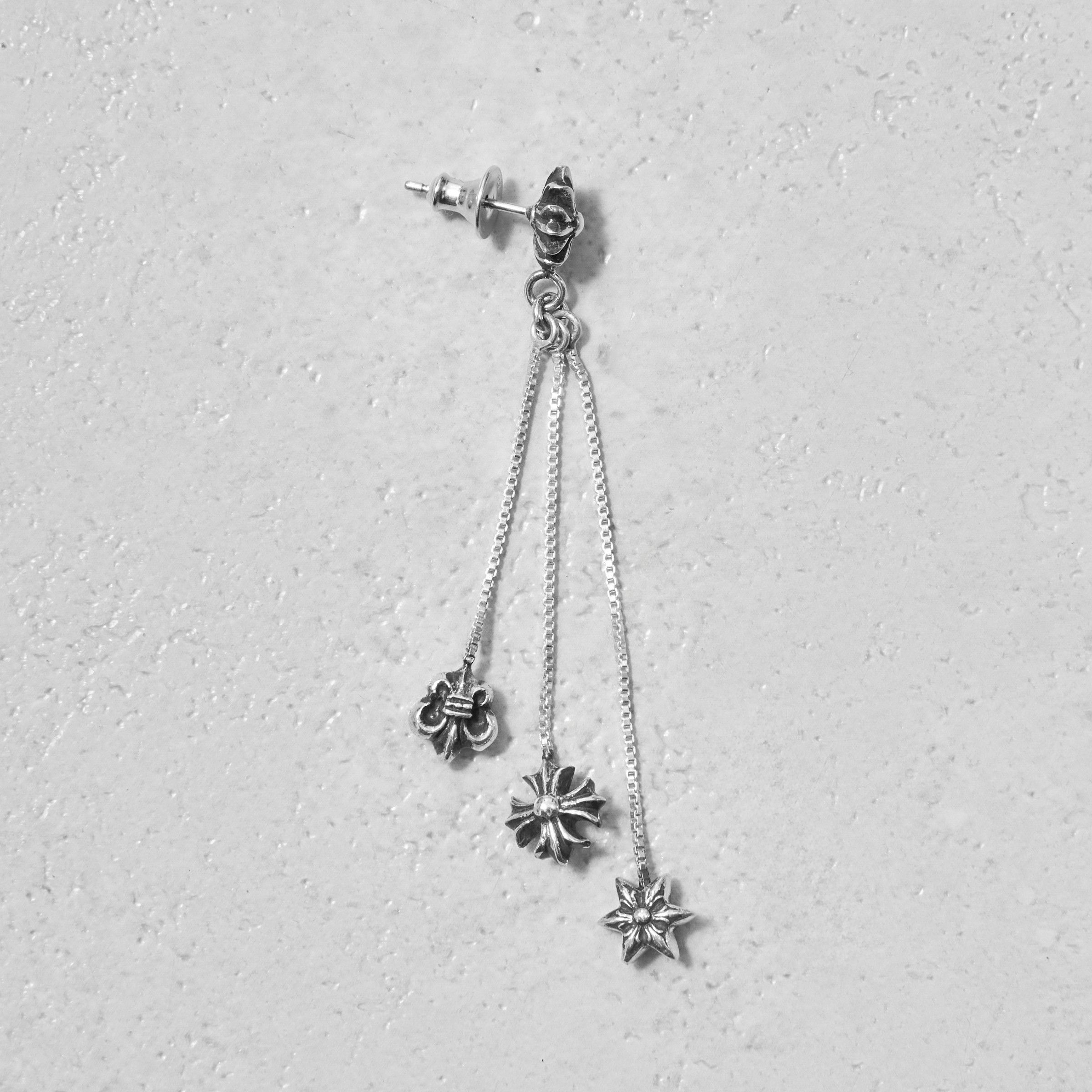 Chrome Hearts CHROME HEARTS JOJO PST PLS BS STAR L CROSS FUSTER EARRINGS Size ONE SIZE - 2 Thumbnail