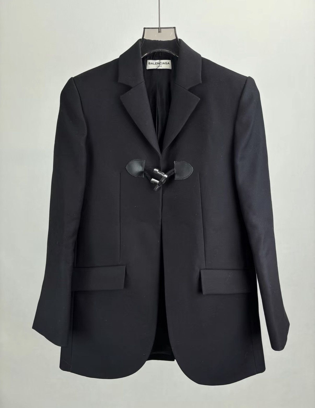 Balenciaga BALENCIAGA Silver Button Blazer K1 Size US M / EU 48-50 / 2 - 1 Thumbnail