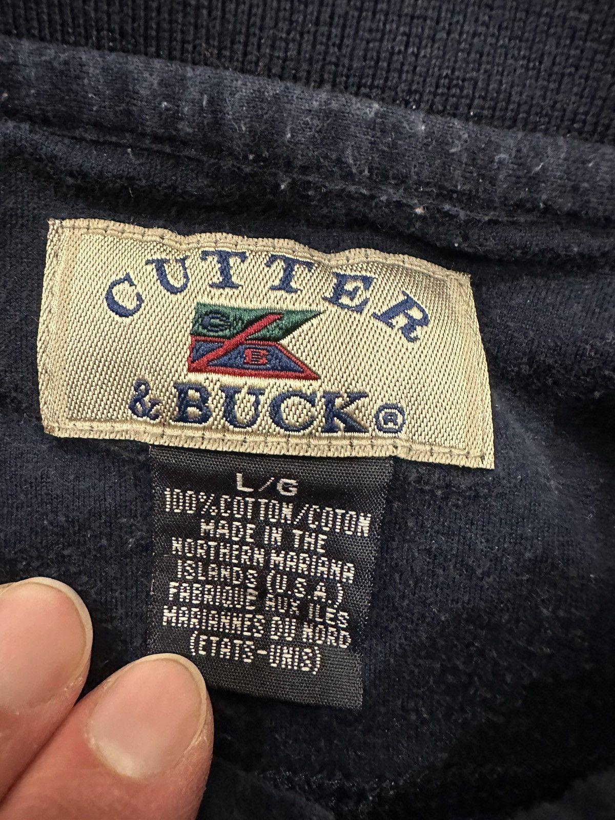 Cutter & Buck × Vintage Vintage Cutter & Buck Sportman Fancy Golf 90s Polo Shirt Size US L / EU 52-54 / 3 - 6 Thumbnail