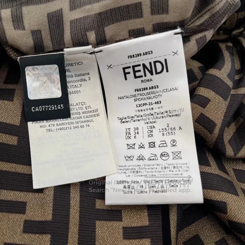 Fendi Fendi Monogrammed Floral Print Silk Shorts Size 25" / US 0 / IT 36 - 8 Thumbnail