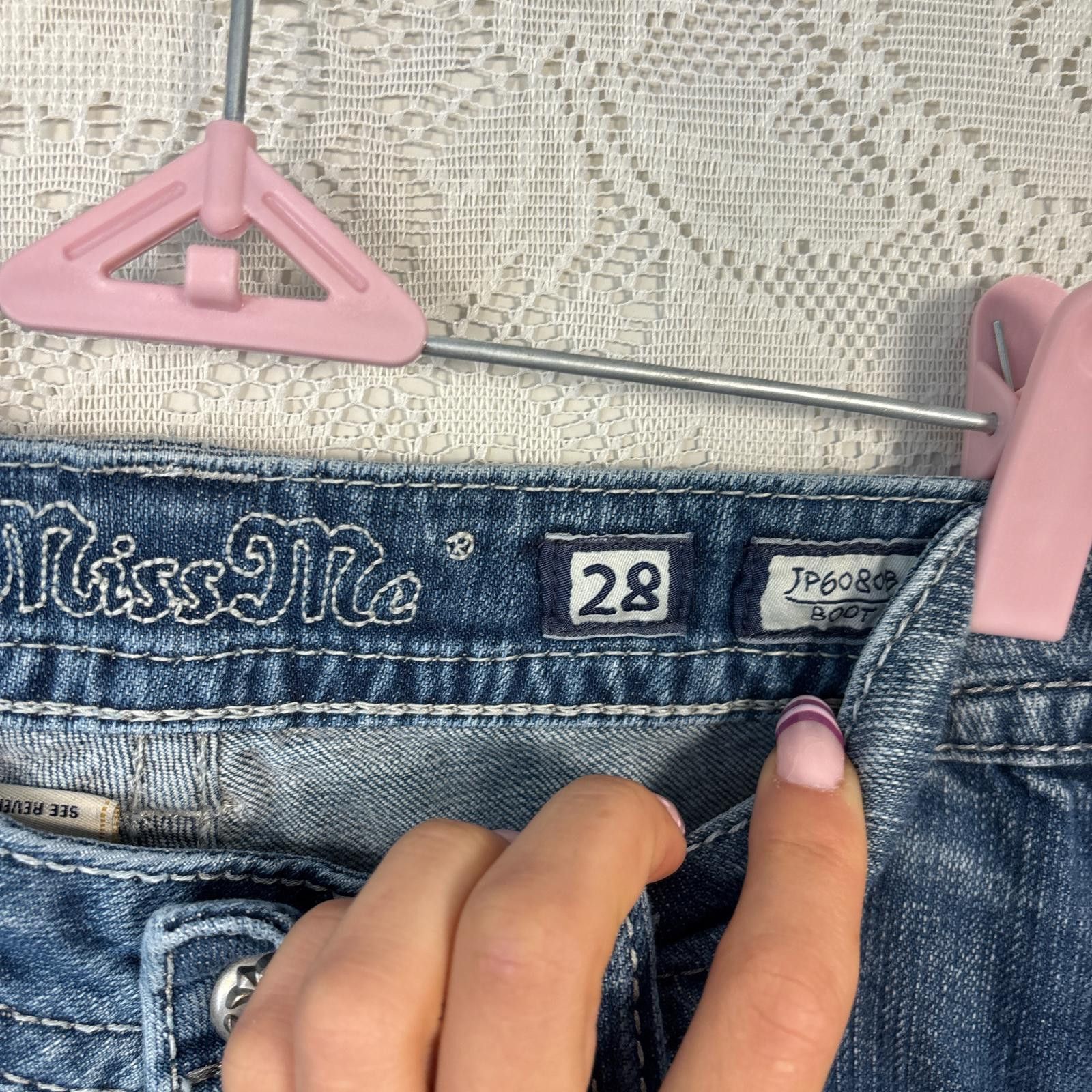 Other y2k miss me flare embroidered jeans Size 28" / US 6 / IT 42 - 5 Thumbnail