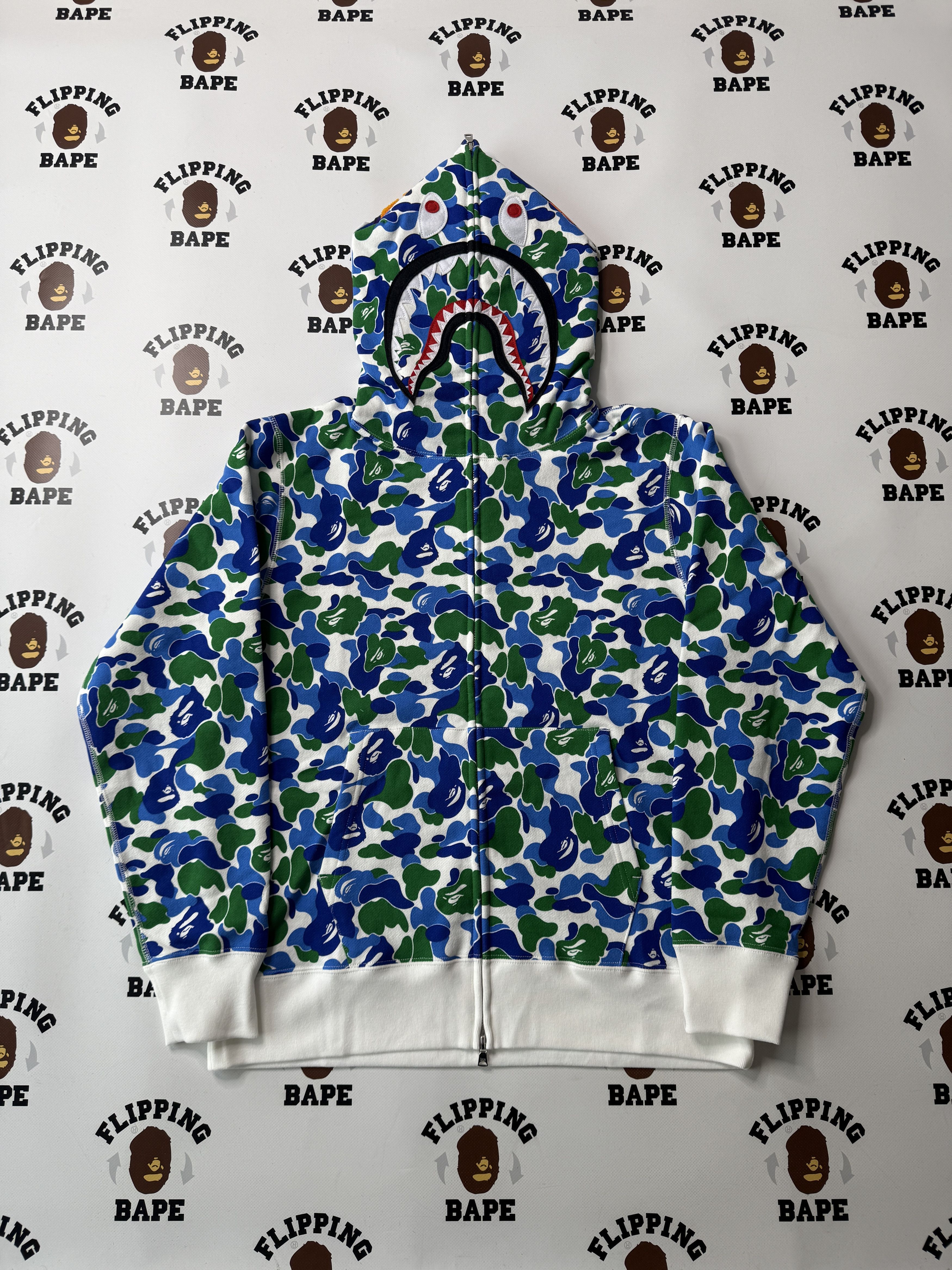 Bape BAPE STORE IKEBUKURO OPENING SHARK FULL ZIP HOODIE (2025) Size US M / EU 48-50 / 2 - 1 Thumbnail