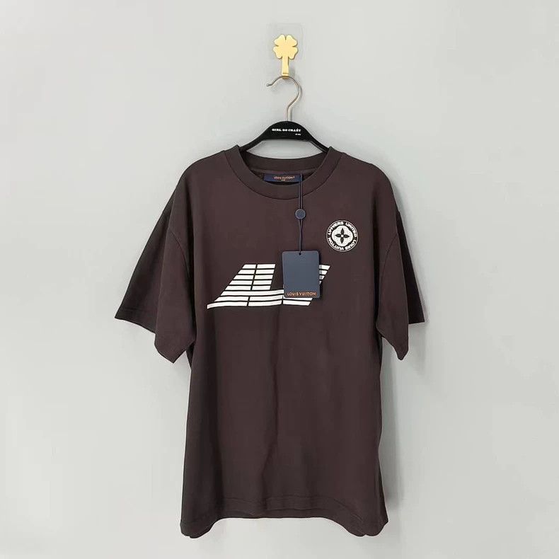 Louis Vuitton SS25 Spring/Summer Brown Graphic Short Sleev