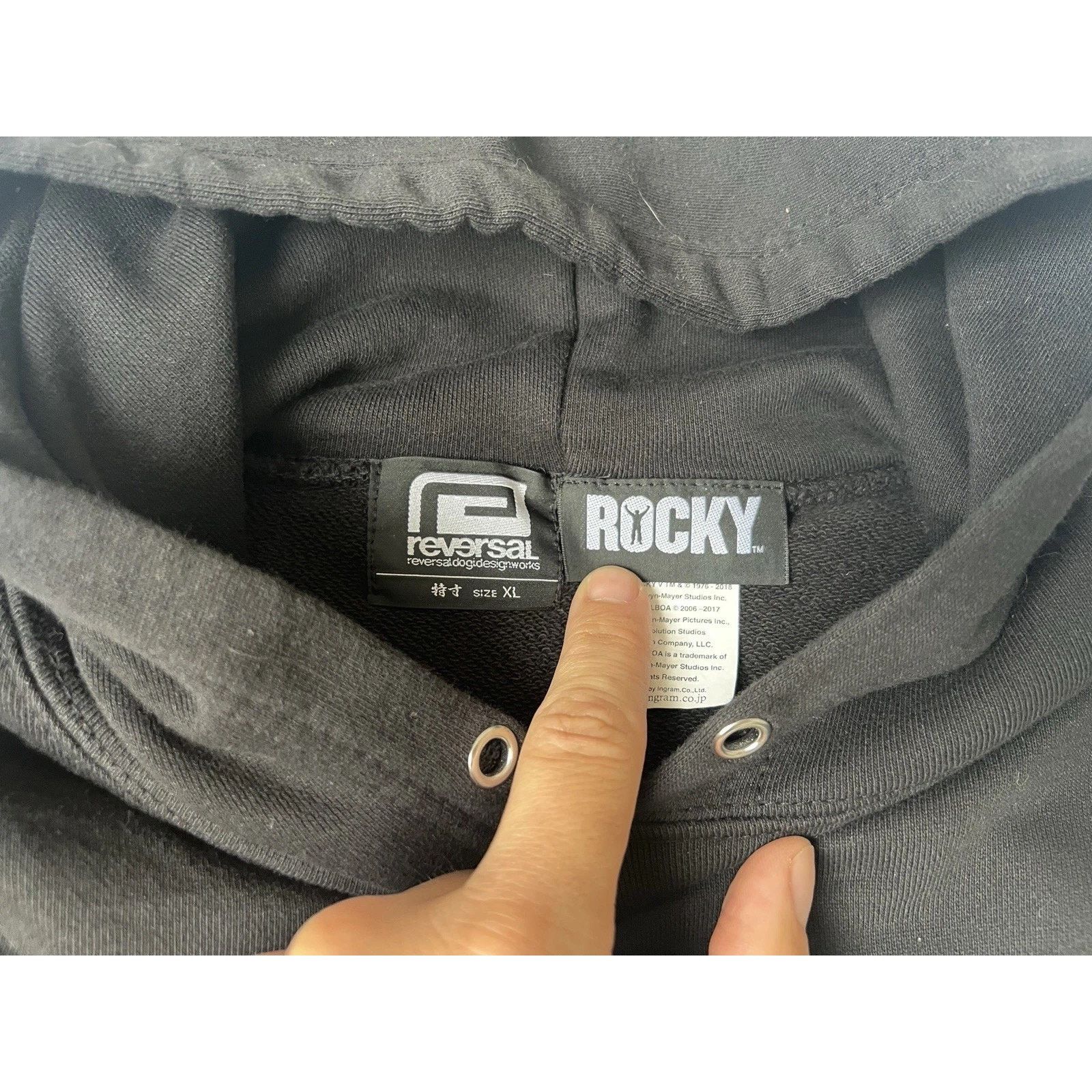 Other Reversal Rvddw Rocky III Hoodie Black Size XL Clubber Lang Size US XL / EU 56 / 4 - 5 Thumbnail