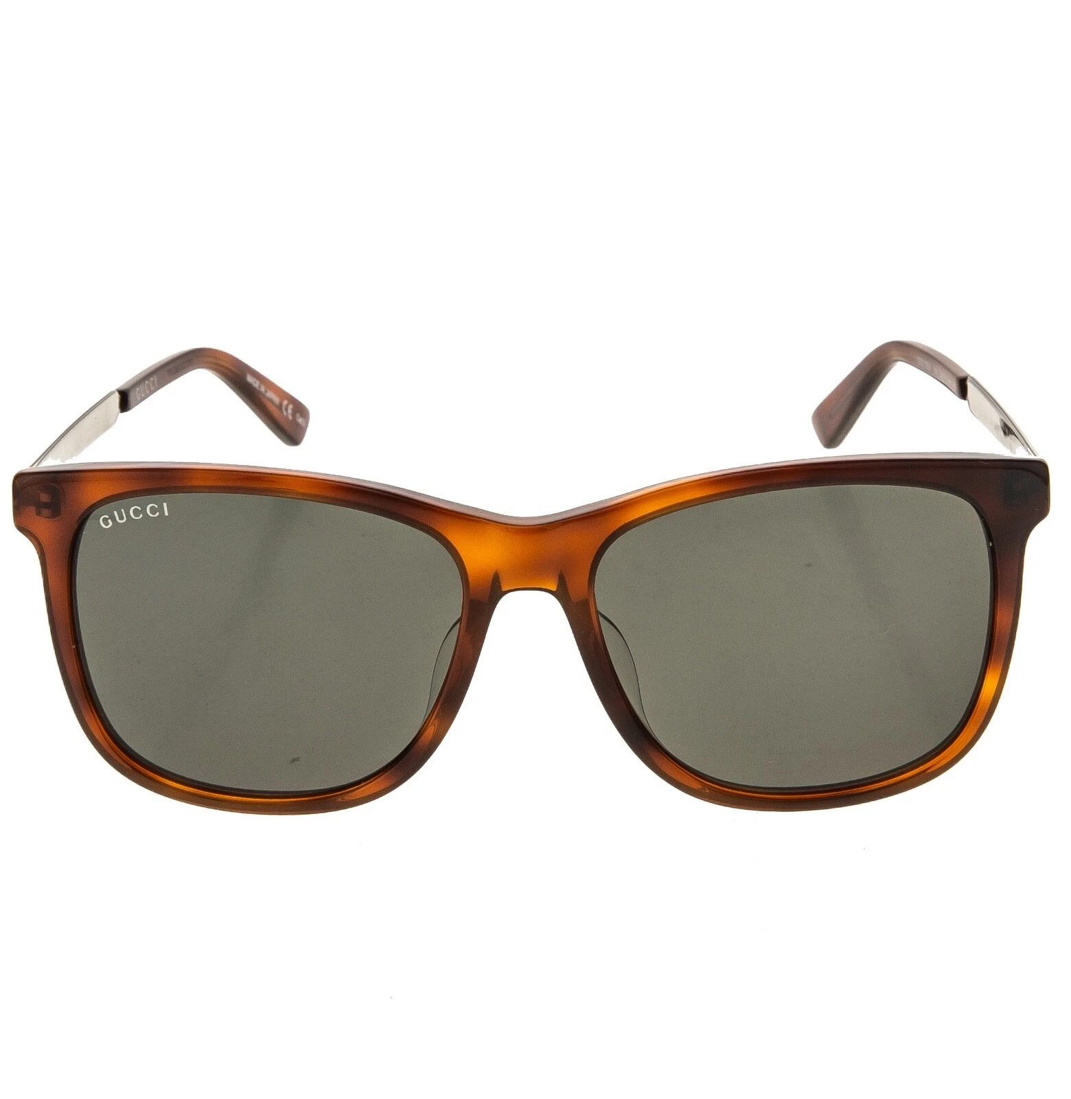Gucci GUCCI GG0078S WEB 0078 Metal Aviator Classic Sunglasses Size ONE SIZE - 9 Thumbnail