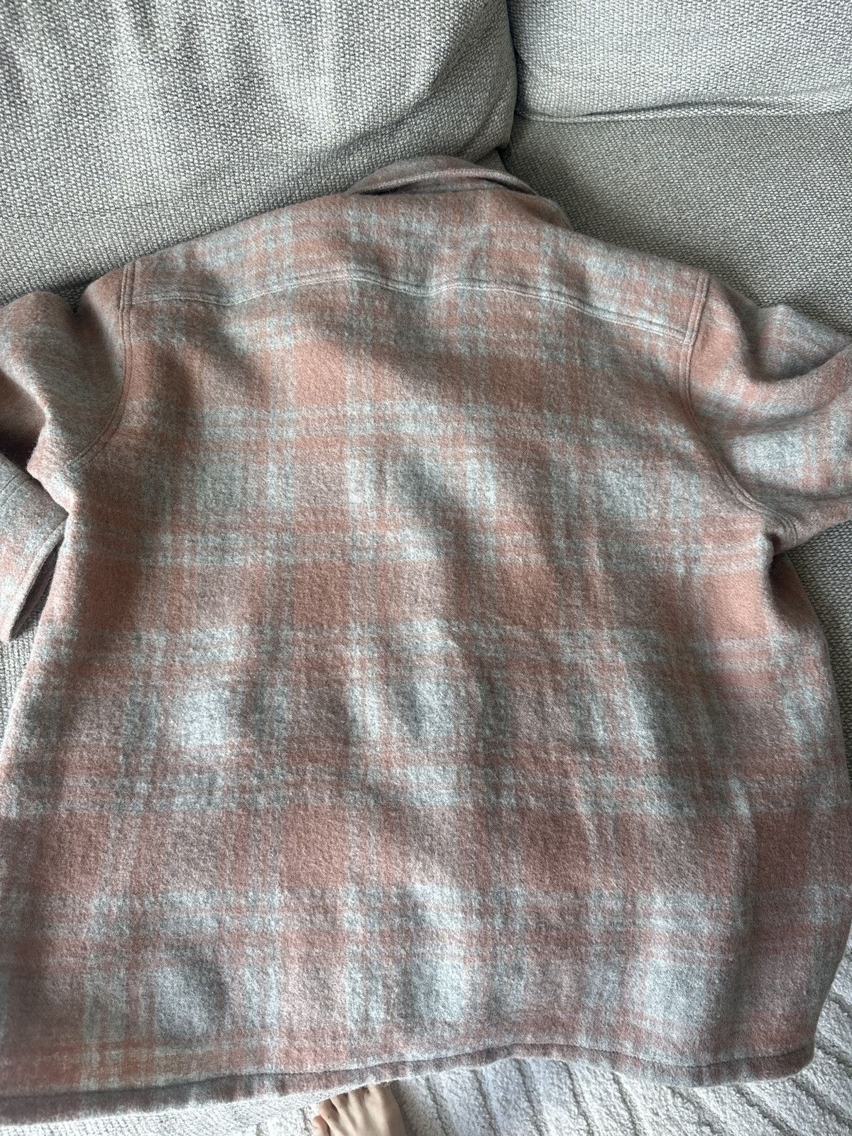 AMI AMI pink plaid shirt jacket Size US M / EU 48-50 / 2 - 5 Thumbnail