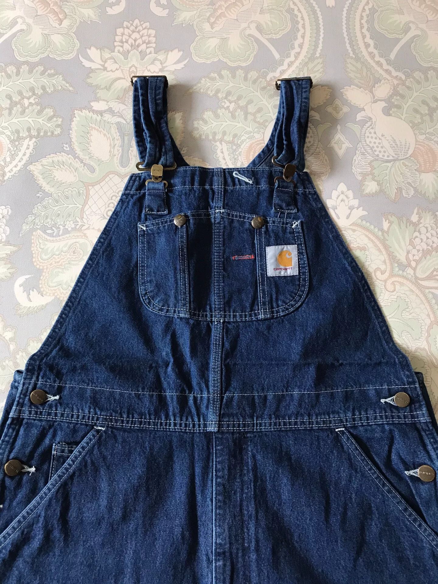 Carhartt Carhartt R07 Washed Denim Overalls W34L32 Size US 34 / EU 50 - 1 Thumbnail