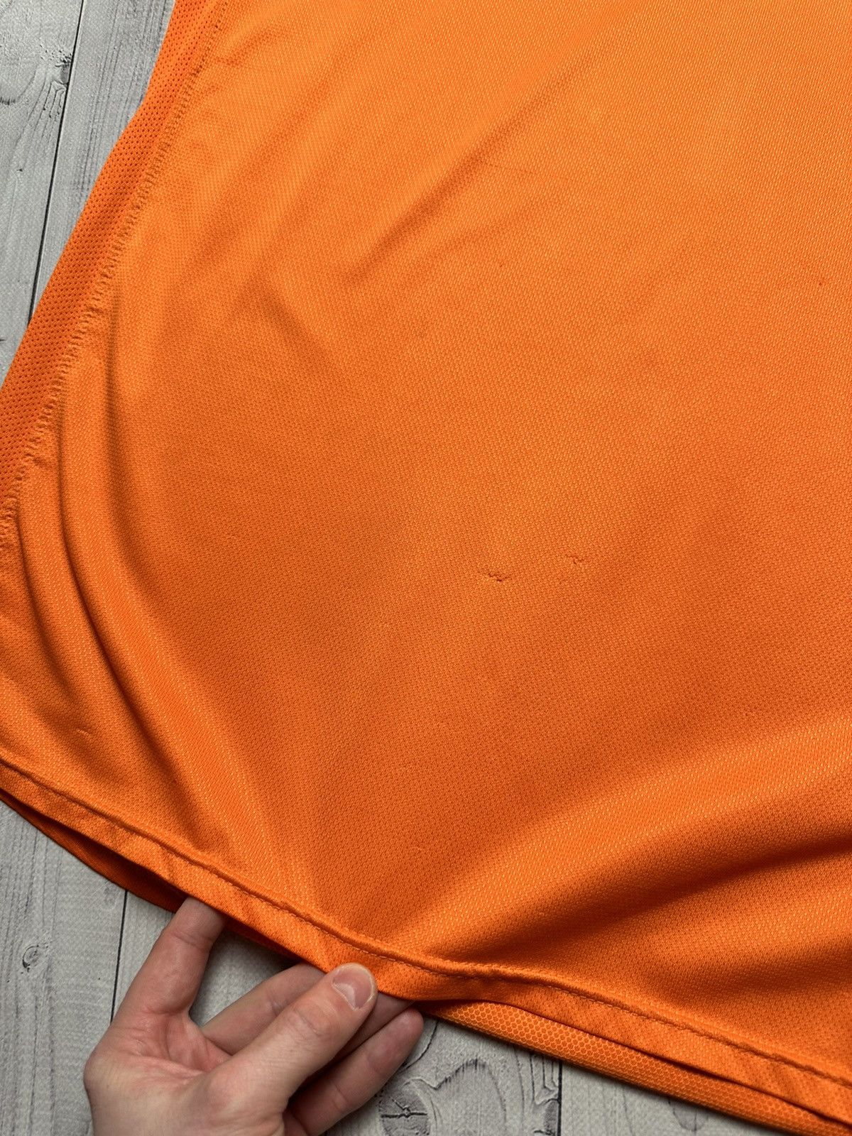 Nike × Vintage Vintage Nike Nederland soccer jersey size XL logo orange Size US XL / EU 56 / 4 - 4 Thumbnail
