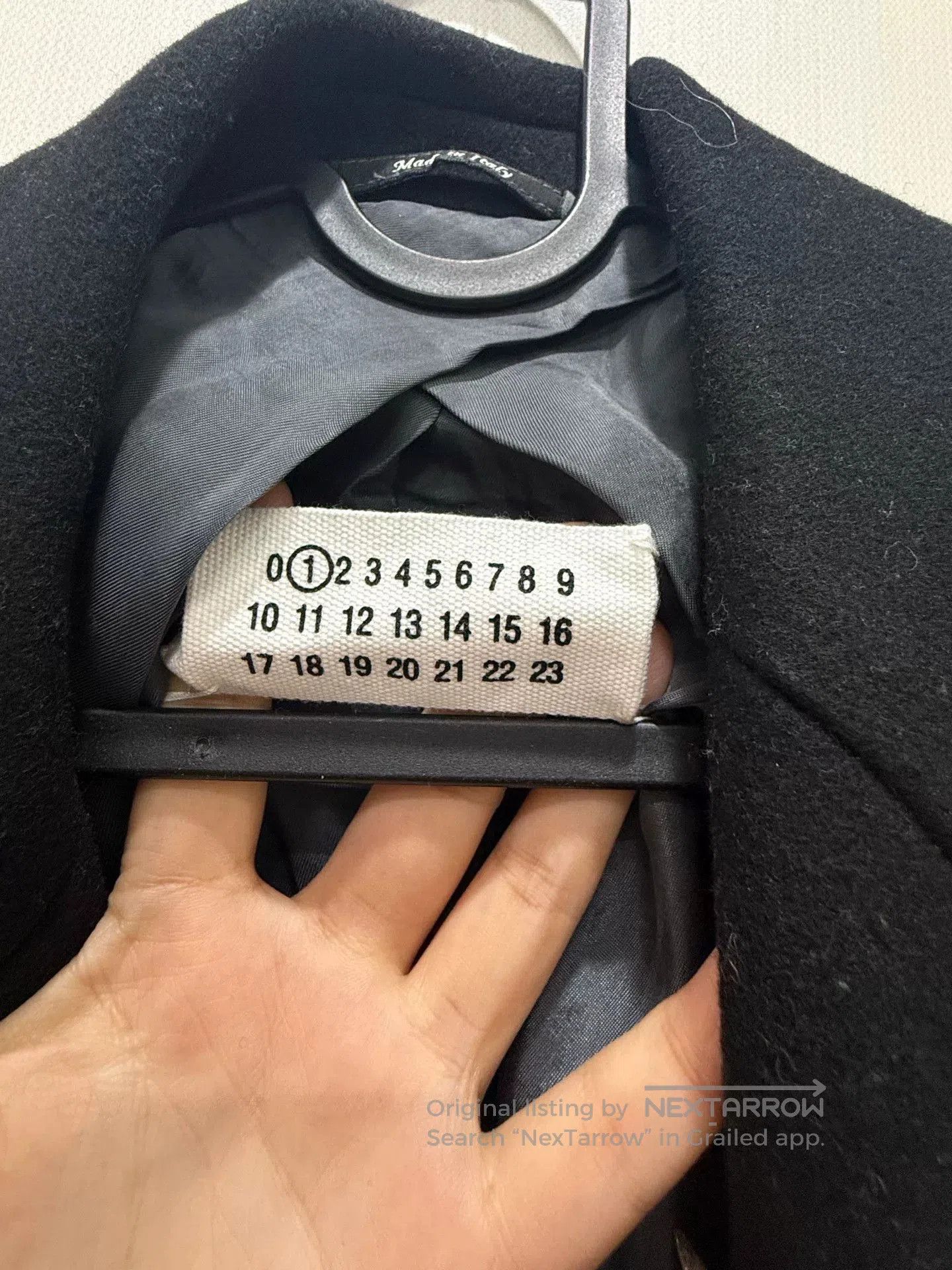 Maison Margiela Maison Margiela Black Wool Coat. Size US XXS / EU 40 - 2 Thumbnail
