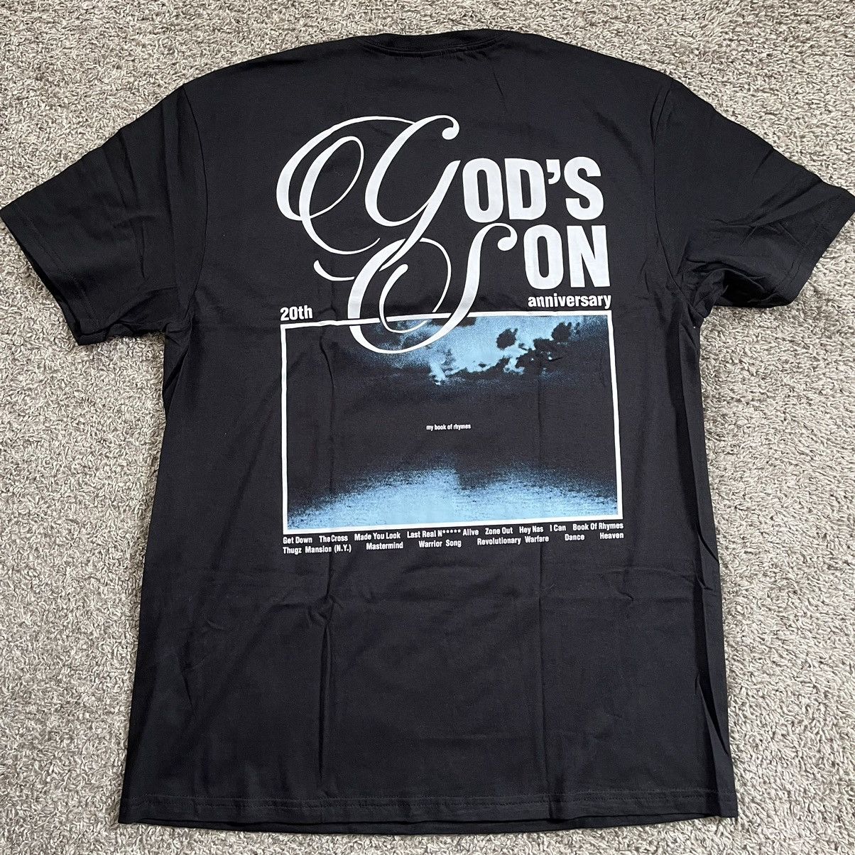 Nas × Wu-Tang Clan 🔴Nas Shirt Size XL God’s Son Black Tshirt Hip-Hop Size US XL / EU 56 / 4 - 3 Thumbnail