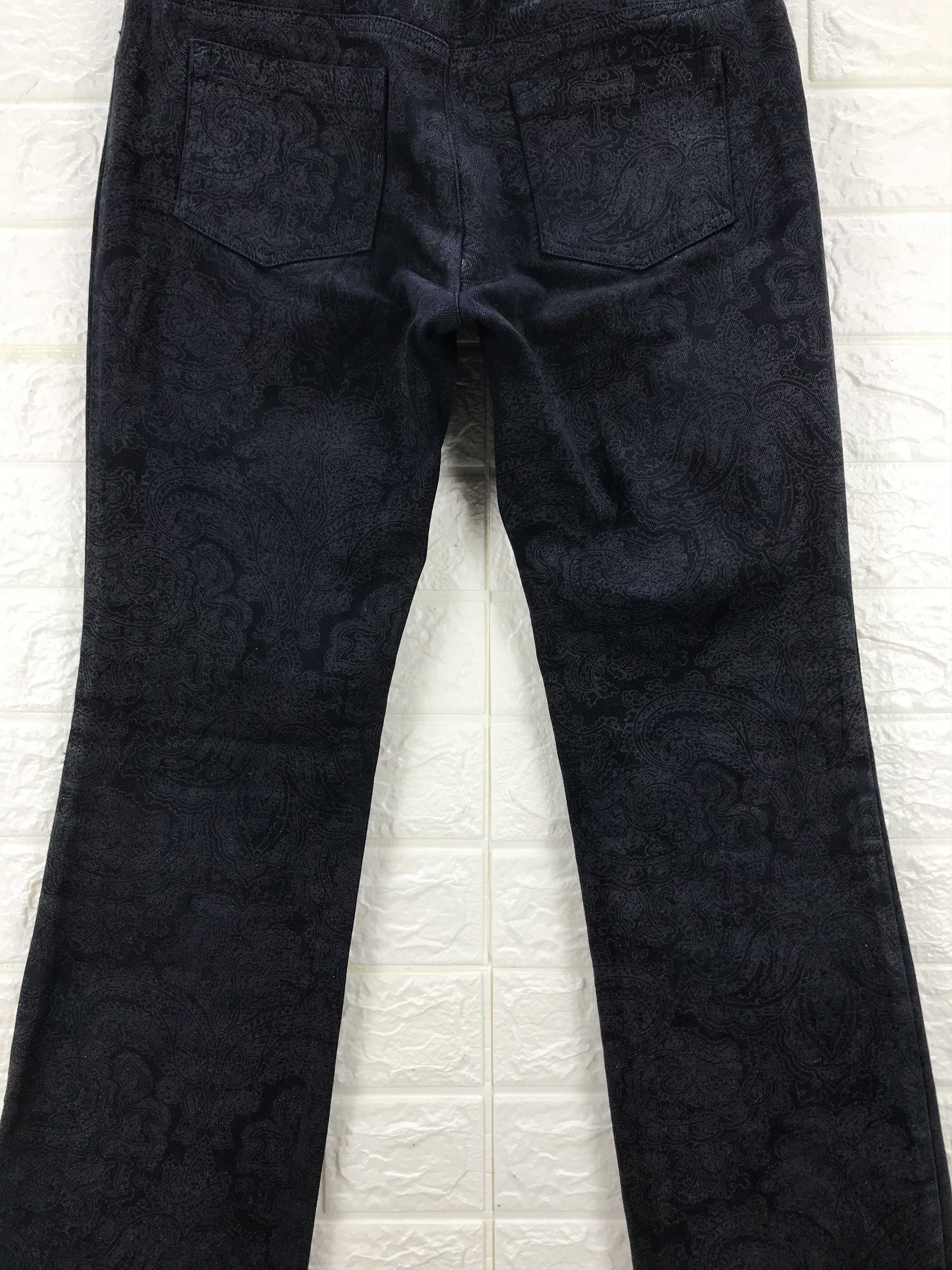 Tornado Mart Vintage Tornado Mart Damask Flare Pants Size US 28 / EU 44 - 7 Thumbnail