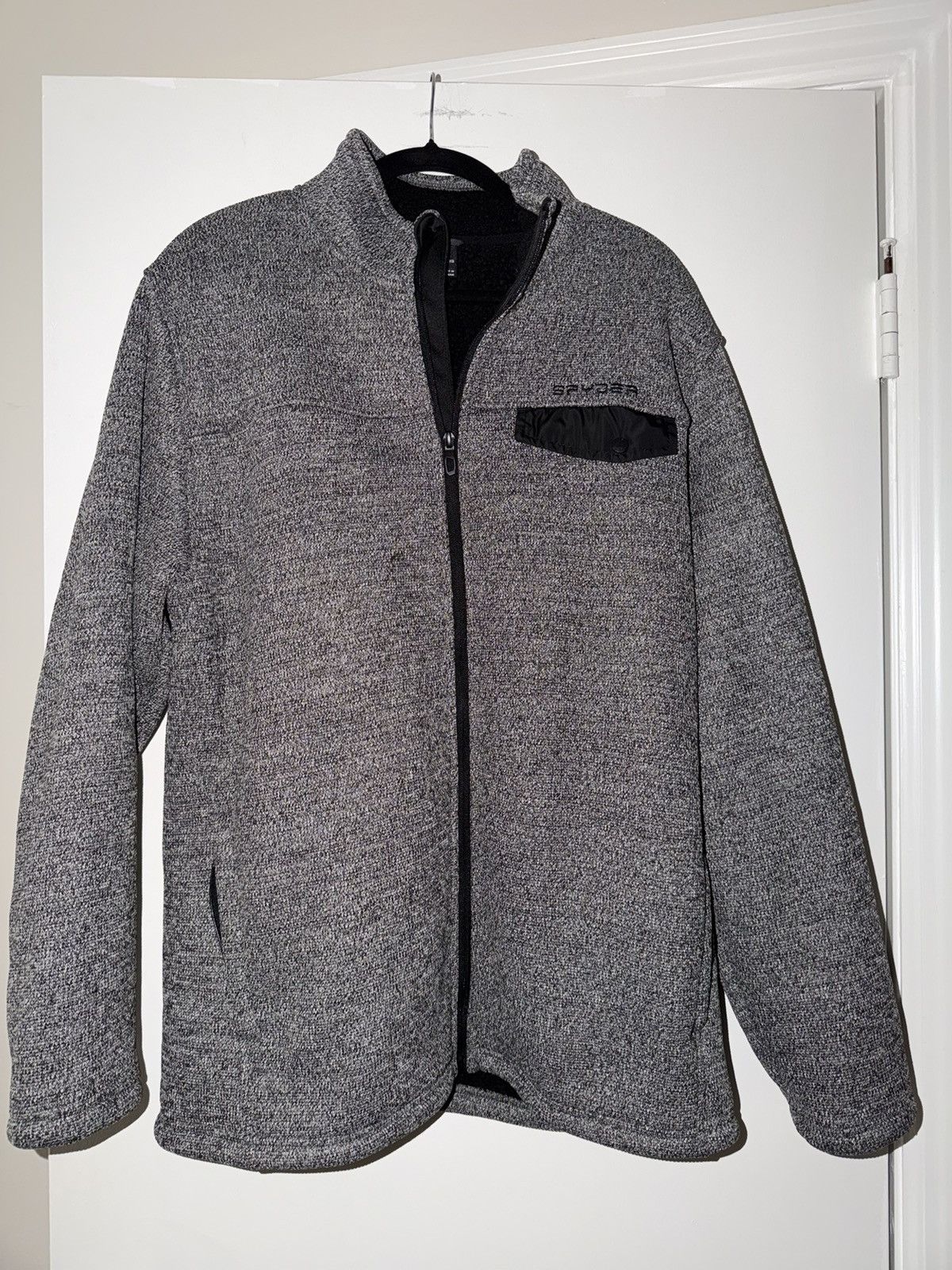Spyder Spyder Men’s Constant Full Zip Sweater Fleece Jacket Gray XL Size US XL / EU 56 / 4 - 1 Thumbnail