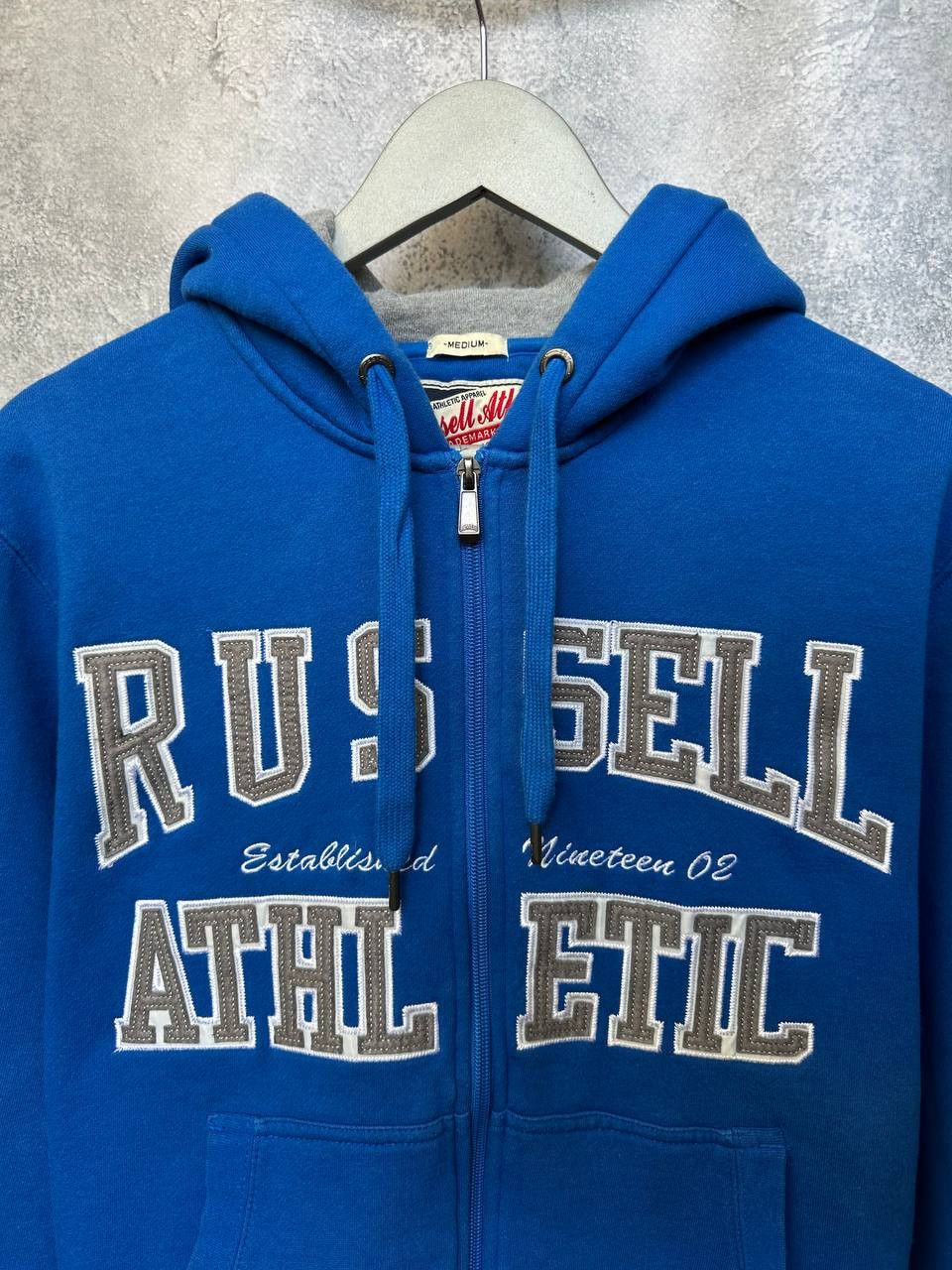 Russell Athletic Russell Athletic Full Zip Hoodie Vintage Sunfaded Rich USA Size US M / EU 48-50 / 2 - 5 Thumbnail