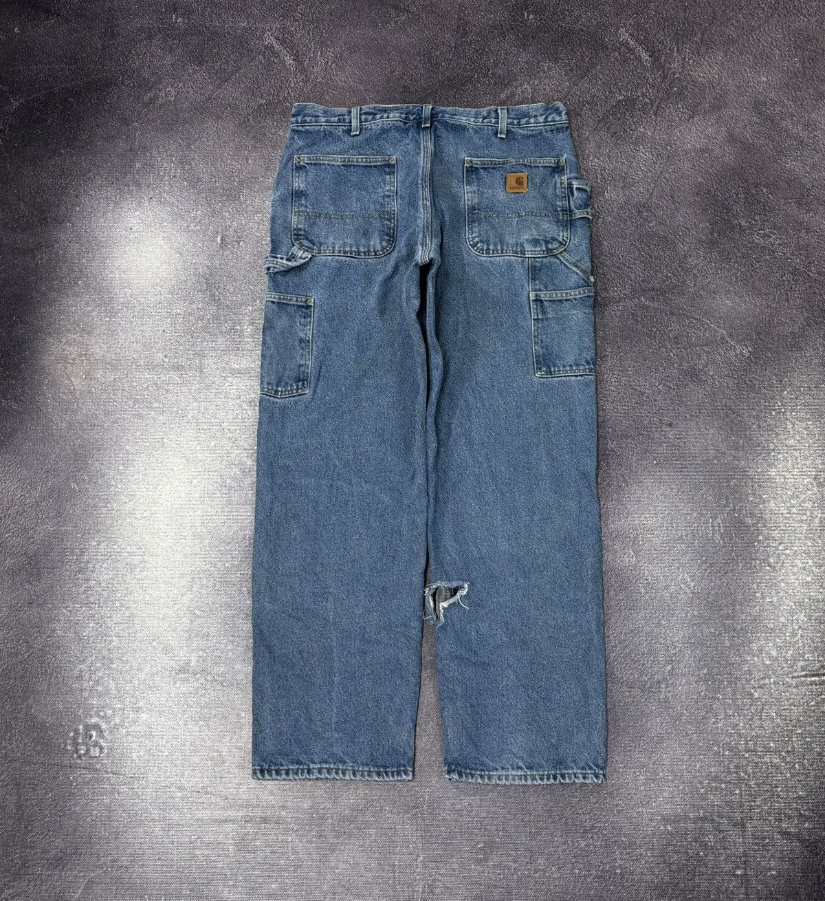 Carhartt Vintage Carhartt USA Workwear Insulated Denim Baggy Jeans Size US 36 / EU 52 - 1 Thumbnail