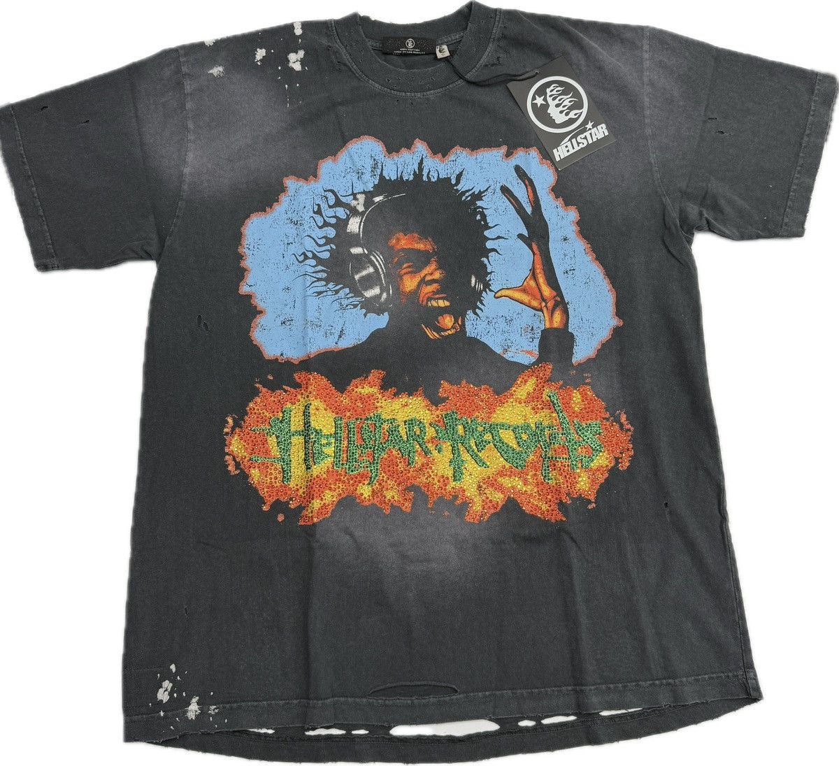 HELLSTAR Hellstar Headphones T-shirt Size US L / EU 52-54 / 3 - 1 Thumbnail