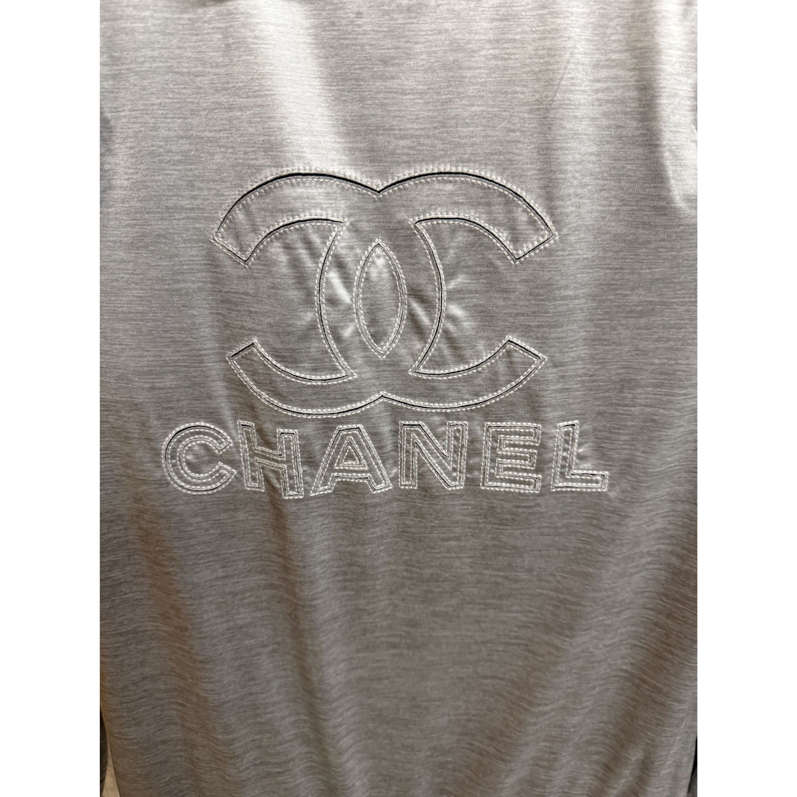 Chanel Chanel Silver Hooded Jacket Size 36 Polyester & Modal Italy Size XS / US 0-2 / IT 36-38 - 11 Thumbnail