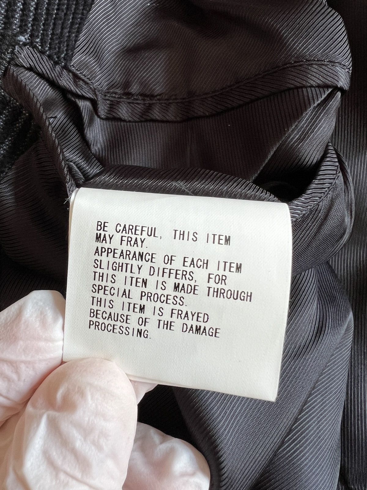 Jun Takahashi Undercover Blazer Black Custom Size 38R - 7 Thumbnail