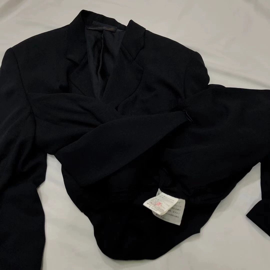 Comme des Garcons CDG 92SS Unfinished Rayon Polyester Deformed Jacket Size M / US 6-8 / IT 42-44 - 5 Thumbnail