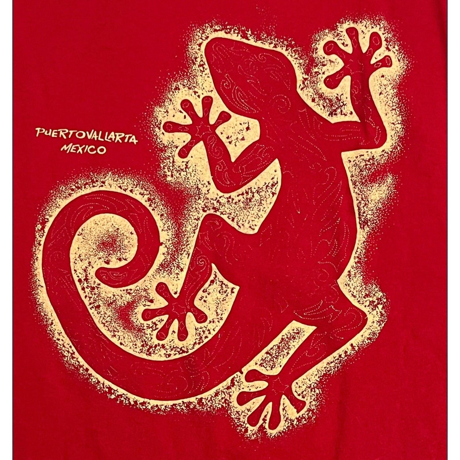 Other Puerto Vallarta Gecko Muscle Shirt Red Sleeveless Tank Top Size US XXL / EU 58 / 5 - 12 Thumbnail