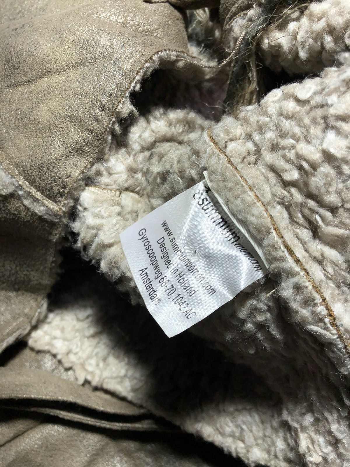 Japanese Brand VTG Avant Garde If Six Was Nine Style Fur Leather Jacket Size M / US 6-8 / IT 42-44 - 7 Thumbnail