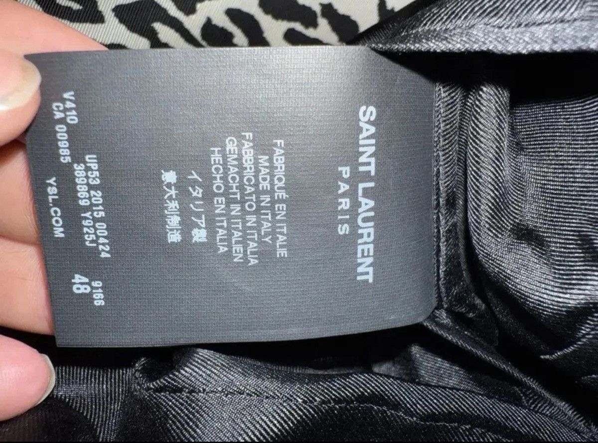Saint Laurent Paris S/S15 Babycat Leopard Blazer Jacket x Hedi Slimane Size US M / EU 48-50 / 2 - 2 Thumbnail