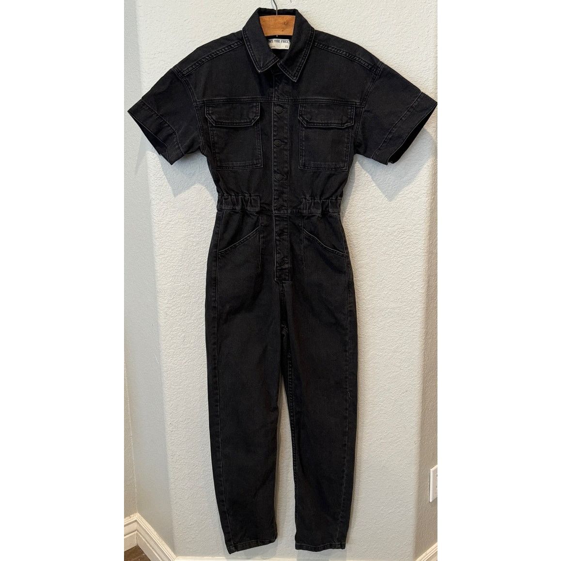 Free People Free People We the Free Marci Denim Jumpsuit Size XS Size 28" / US 6 / IT 42 - 9 Thumbnail